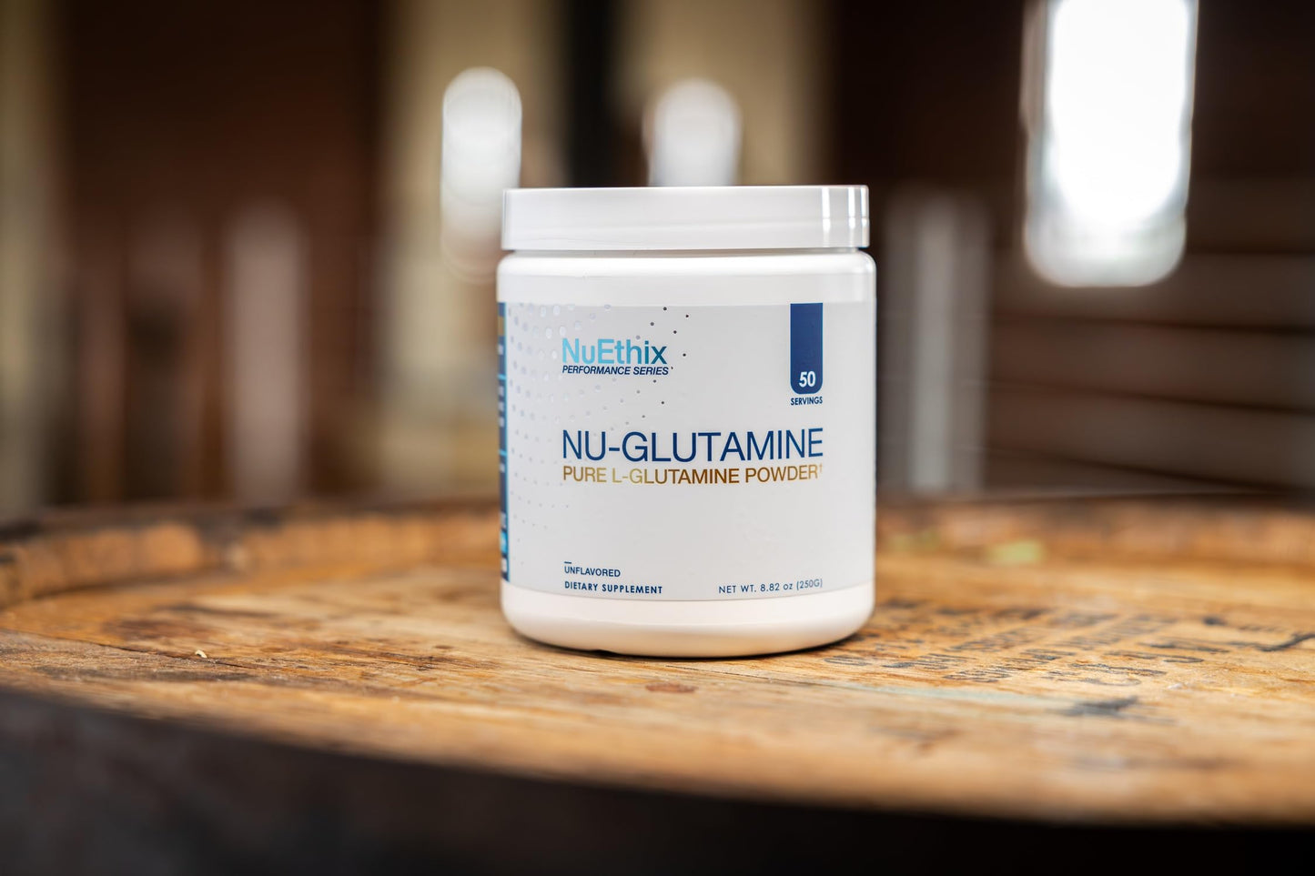 NuEthix Formulations Nu-Glutamine Pure L-Glutamine Powder, 50 Servings