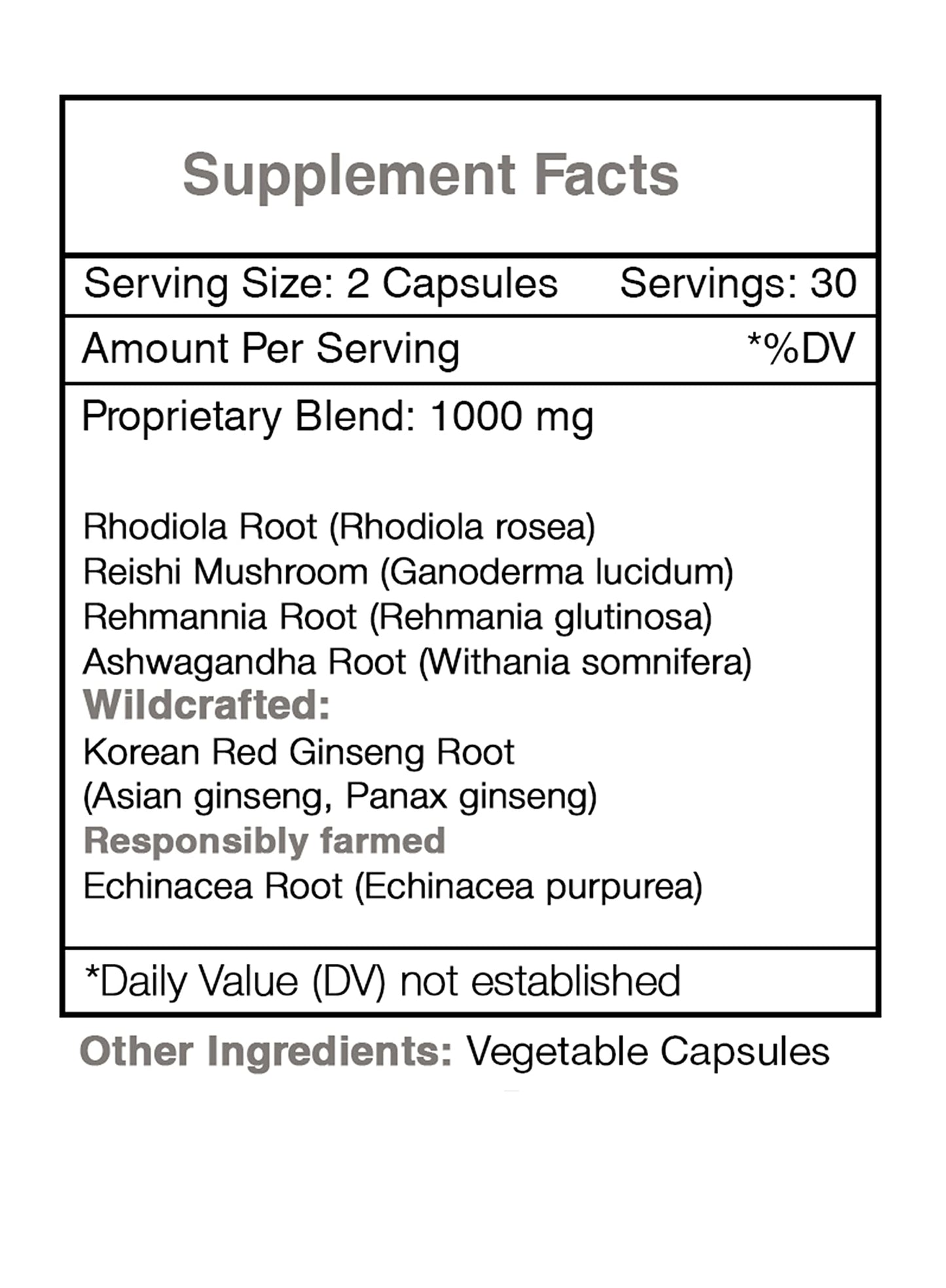 Secrets of the Tribe Chronic Fatigue Secret, Energy/Endurance Formula, Herbal Supplement Blend Capsule, 60 Count