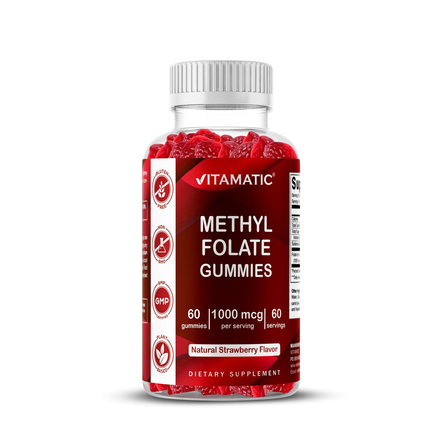 Vitamatic Methylfolate Gummies 60 Gummies