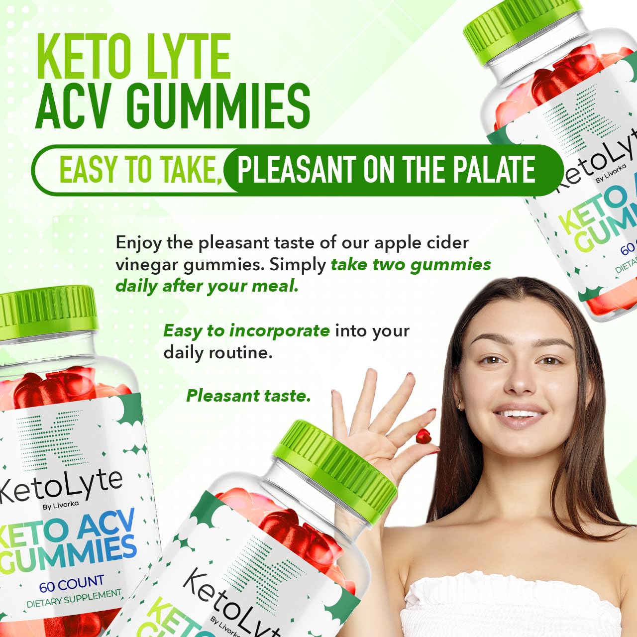 LIVORKA KetoLyte ACV Gummies Advanced Formula, 120 Gummies