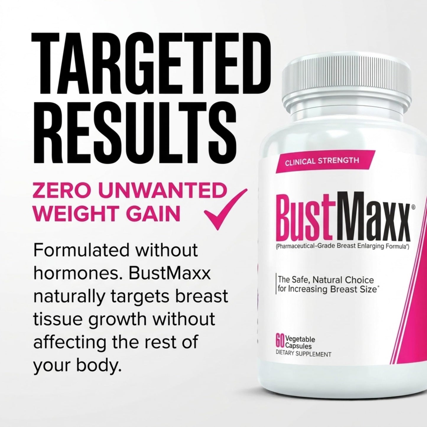 BustMaxx Breast Enhancement Supplement for Natural Growth Capsule 60 Count