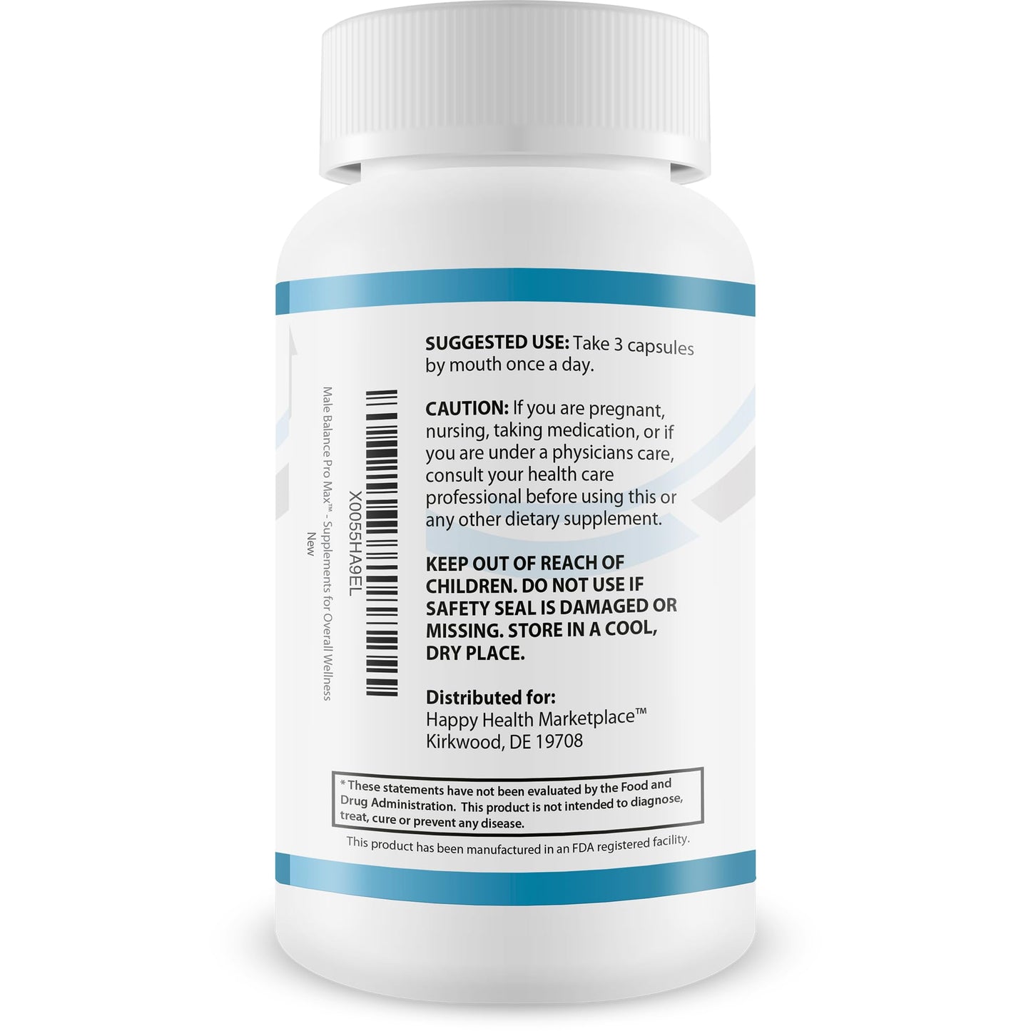Happy Health Marketplace Male Balance Pro Max Prostate Support 90 Capsules