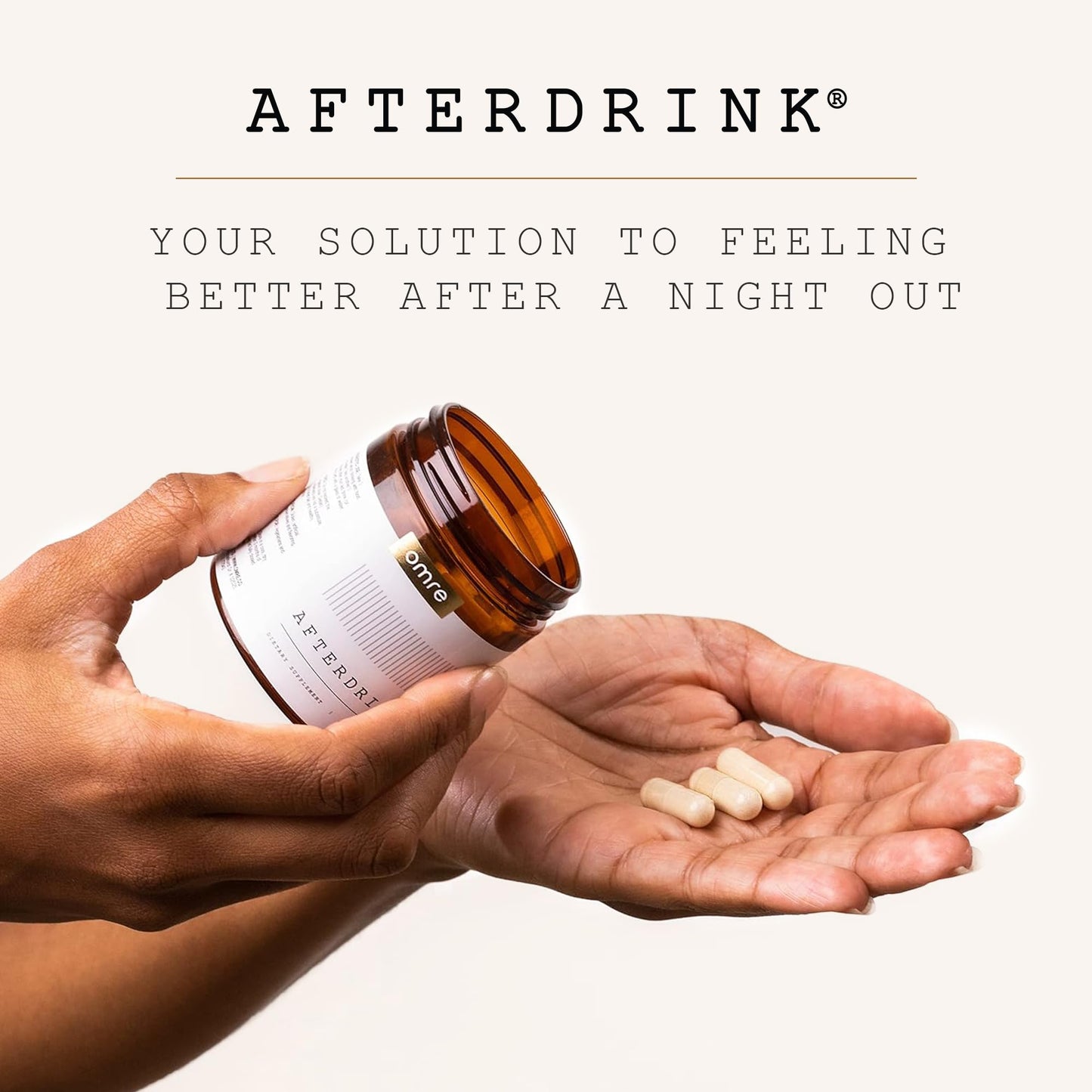AFTERDRINK AfterDrink Restore Pills with Milk Thistle, DHM, Vitamin B, Ginger & Herbal Extracts - Pre & Post Drinking Supplement with Liver Support for Better Mornings - Made in USA 48 Capsules