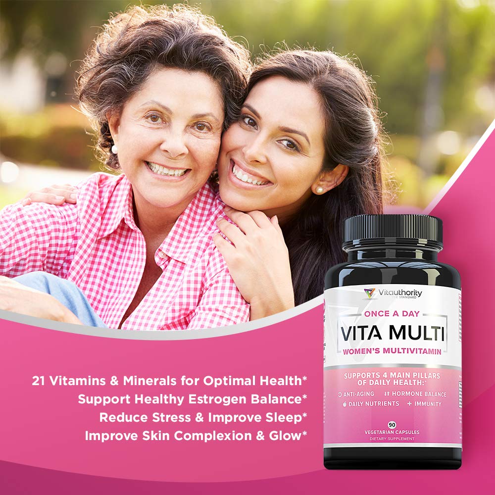 Vitauthority Multivitamin for Women Capsules 90 Count