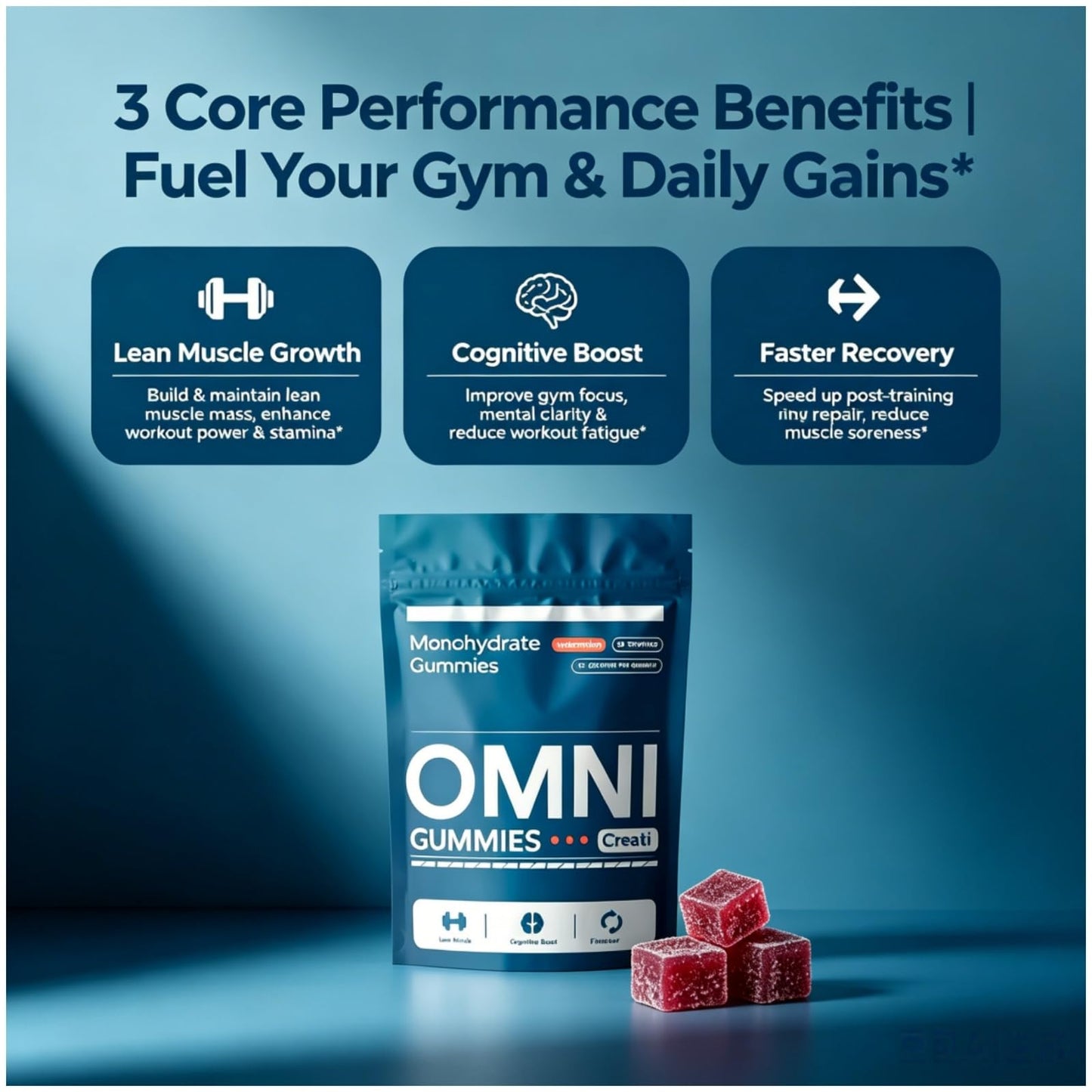 Omni Gummies Creatine Gummy, 30 Count