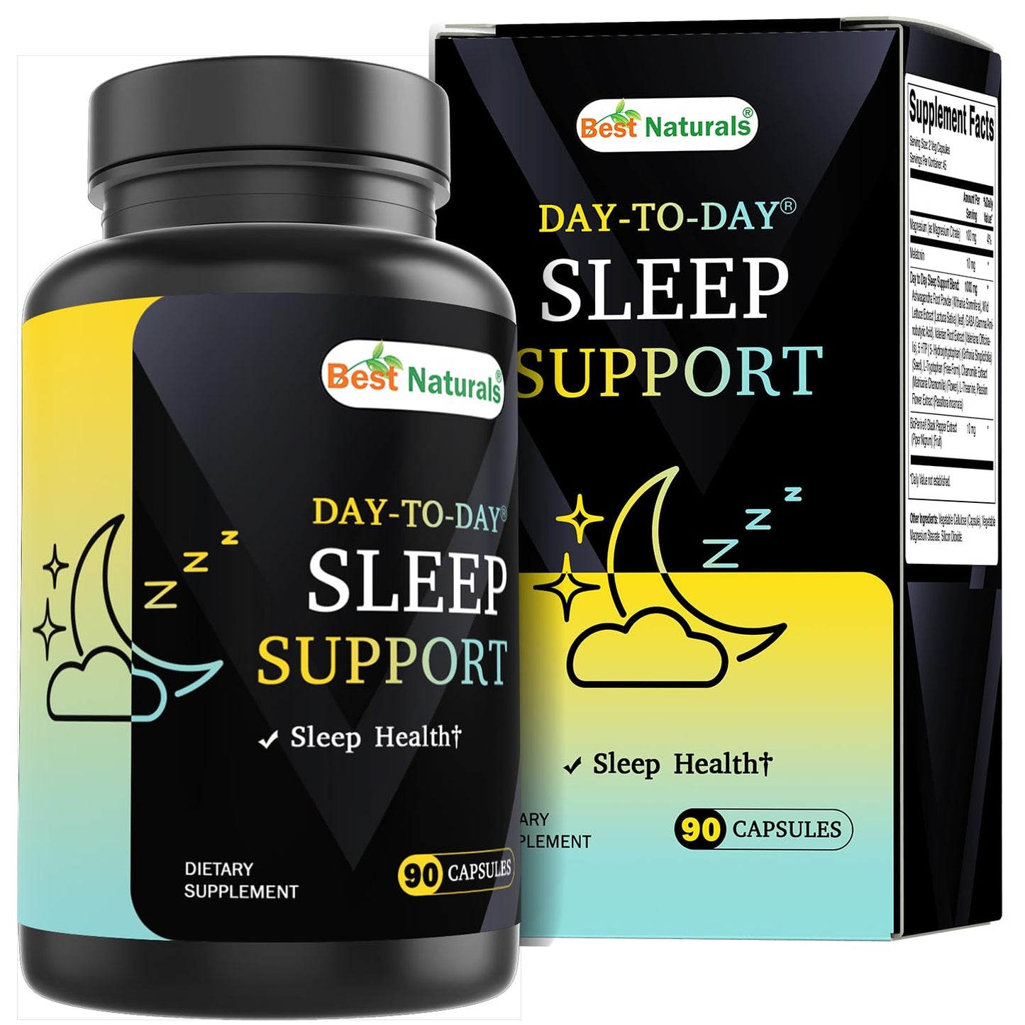 Best Naturals Day-to-Day Sleep Support Capsule, 90 Count
