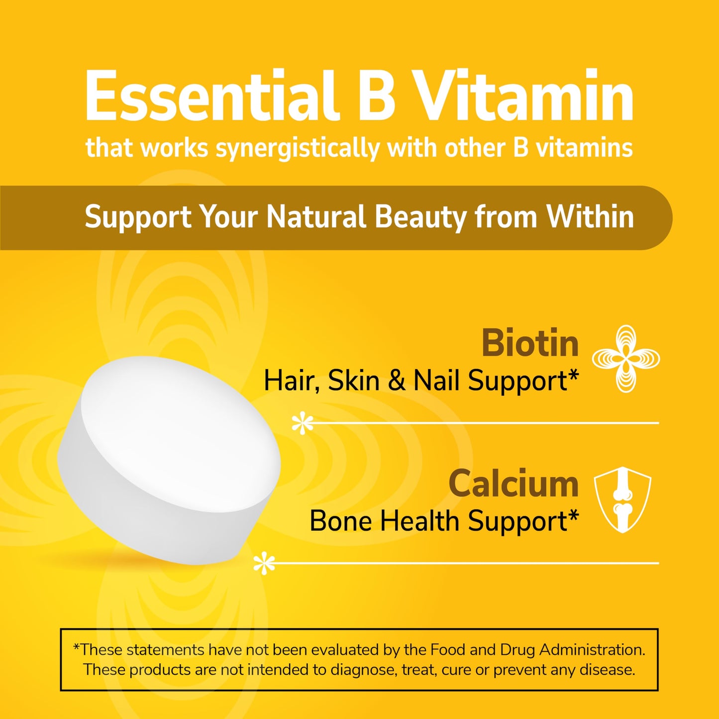 21st Century Biotin 10,000mcg, Hair, Skin & Nails, 120 Tablets