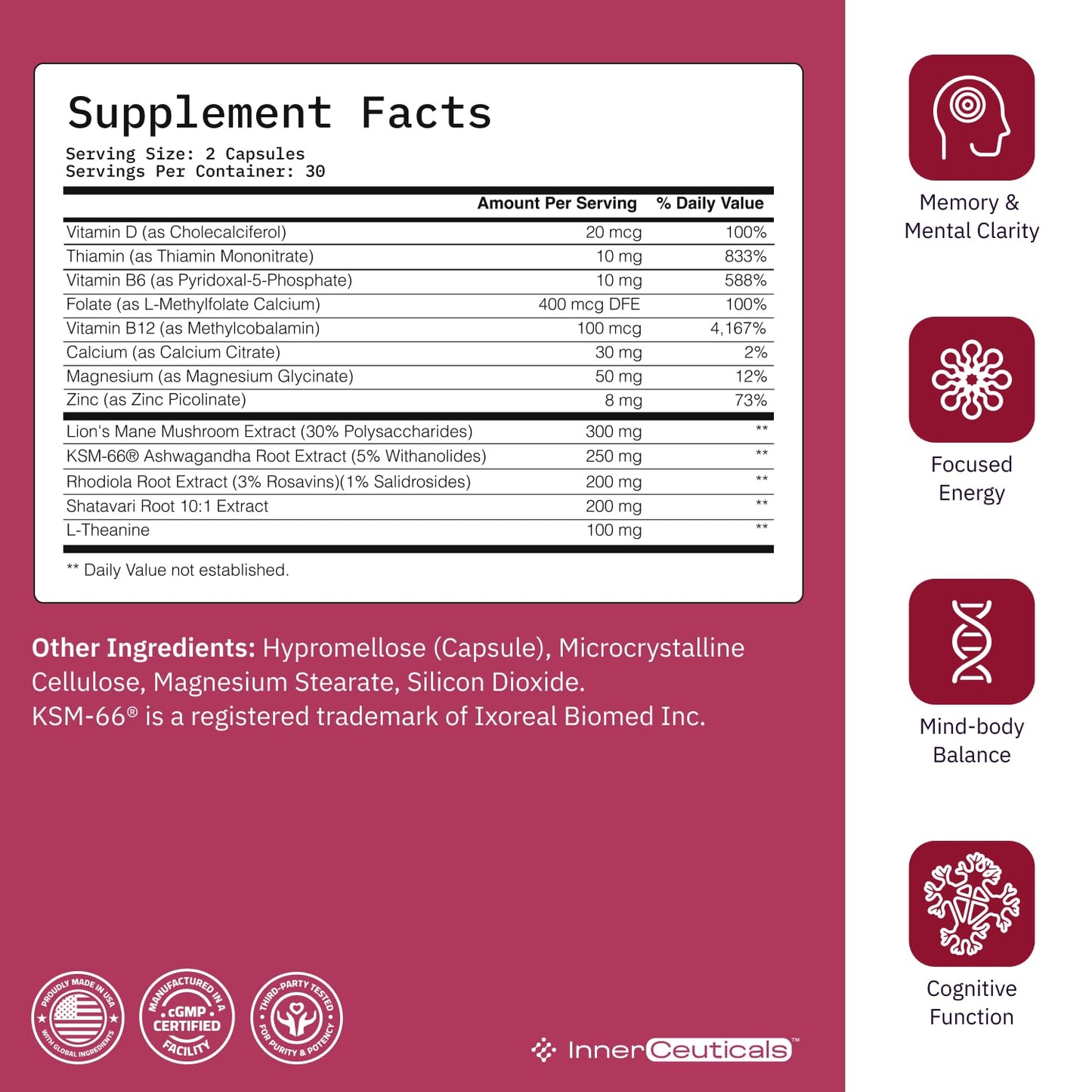 Innerceuticals Multivitamin for Women 1 Capsule