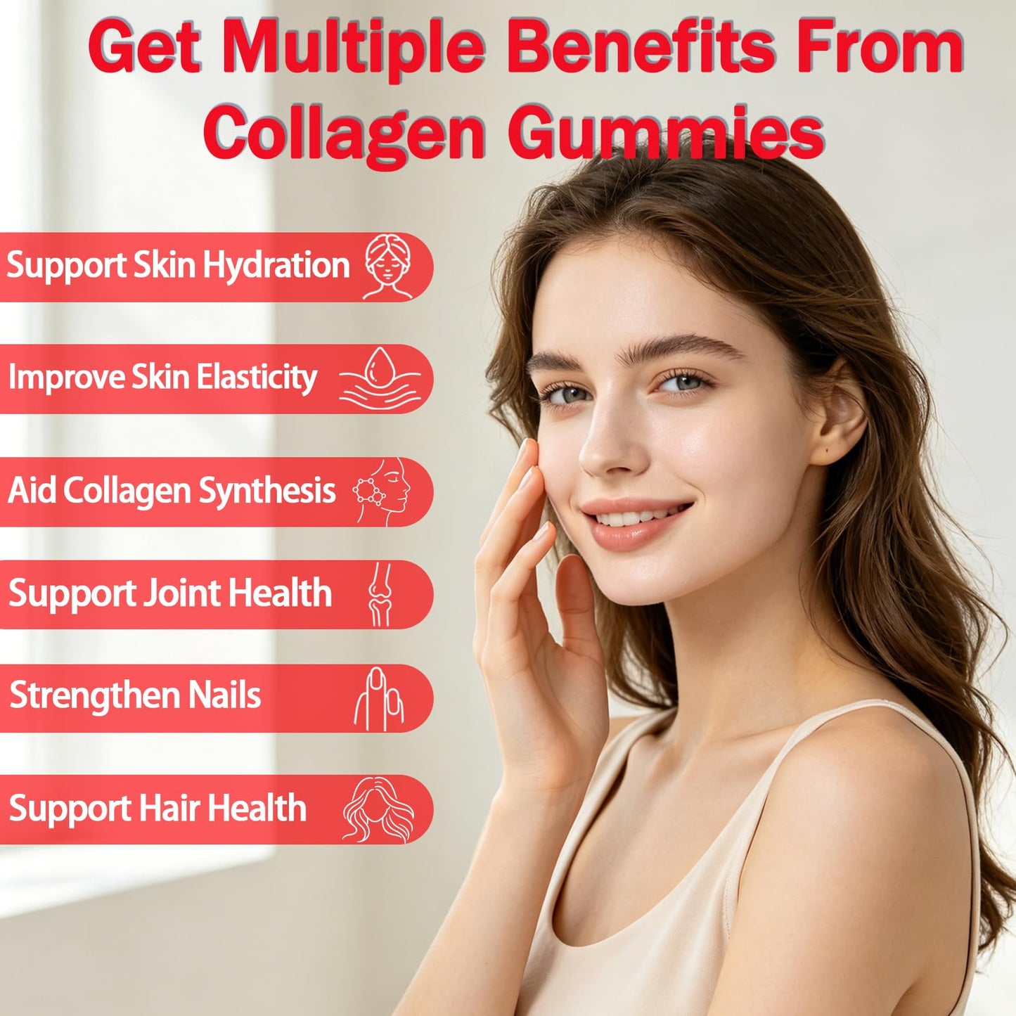 Aurear Collagen Peptides Gummies 60 Count