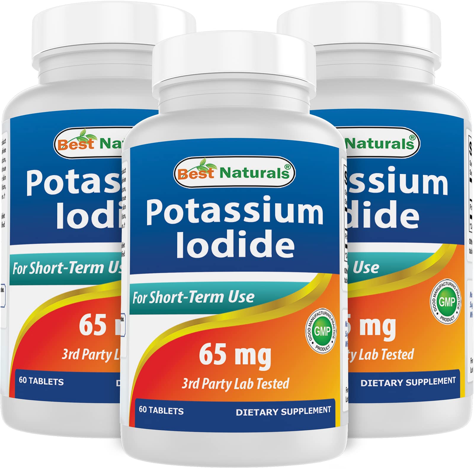 Best Naturals Potassium Iodide 65 mg Tablet, 180 Tablets