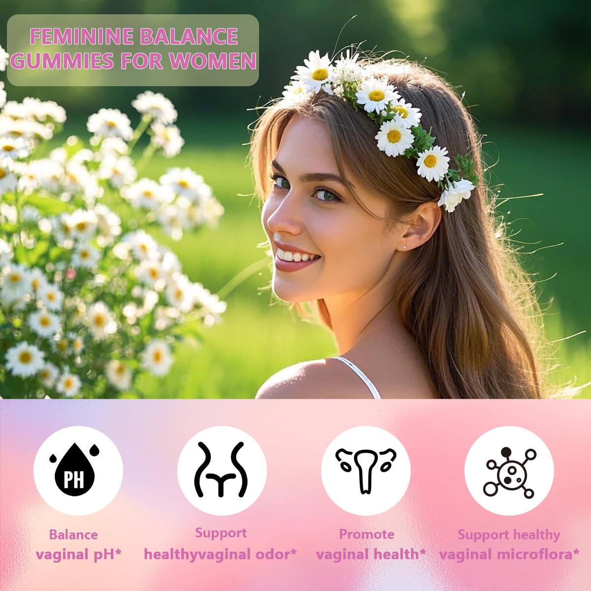 SERSANVE Premium Feminine Balance Gummies, 120 Gummies