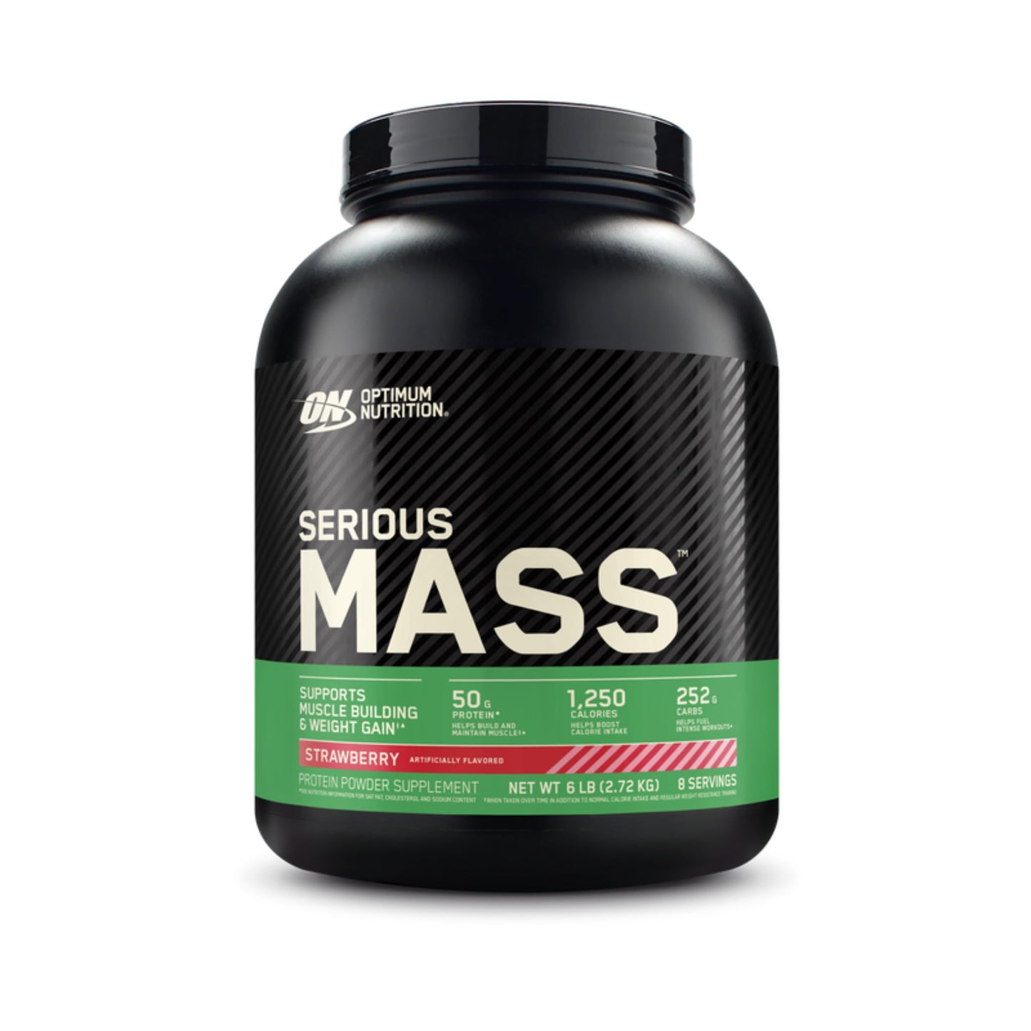 Optimum Nutrition Serious Mass Weight Gainer Protein Powder, Strawberry, 96