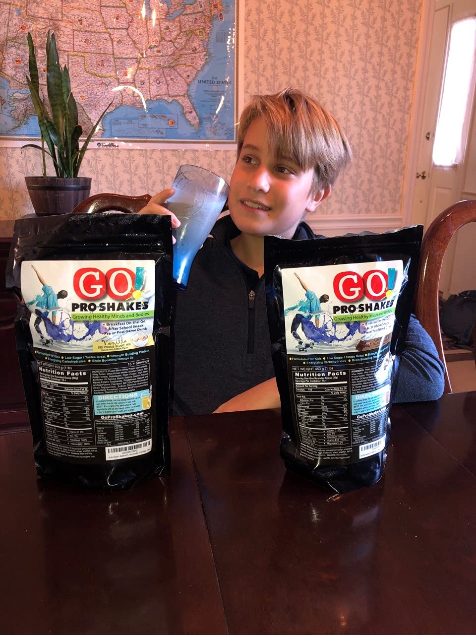 Skinny Jane GO Pro Shakes Protein Powder for Kids and Teens, 16
