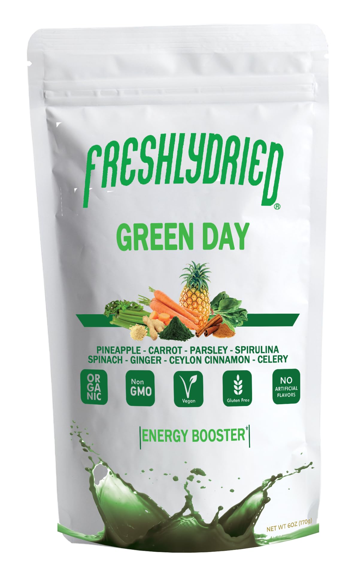 Freshlydried Green Day Powder 6 Ounce