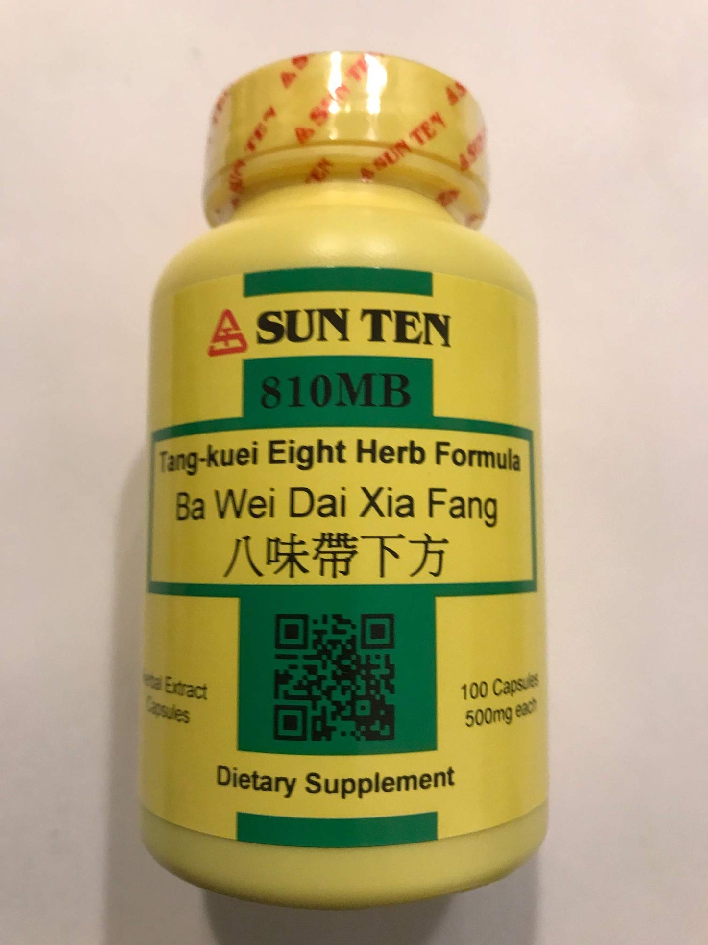 Sun Ten Tang-kuei Eight Herb Formula Capsules, 100 Capsules