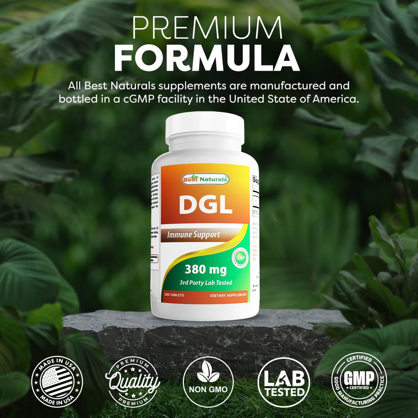 Best Naturals DGL Chewable 380 mg Tablet, 540 Tablets
