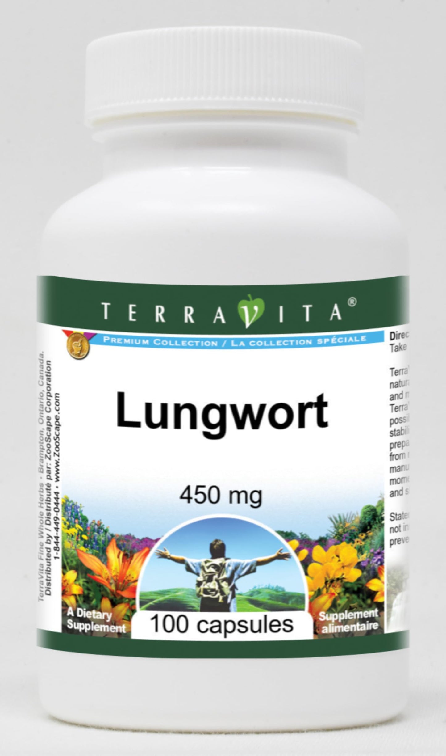 Terravita Lungwort 450 mg Capsule, 300 Capsules