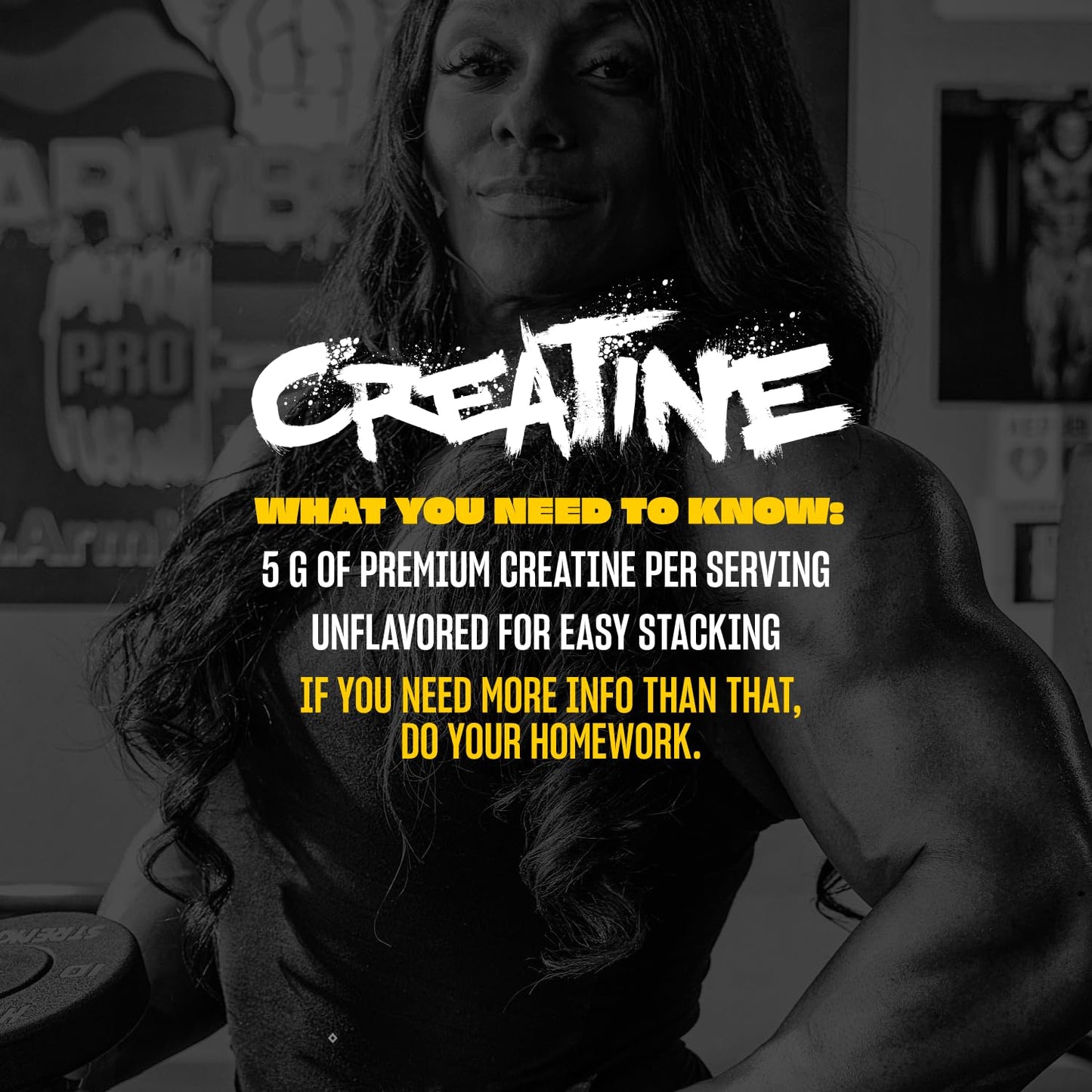 Mutant Creatine Monohydrate Micronized Powder, 10.6 oz