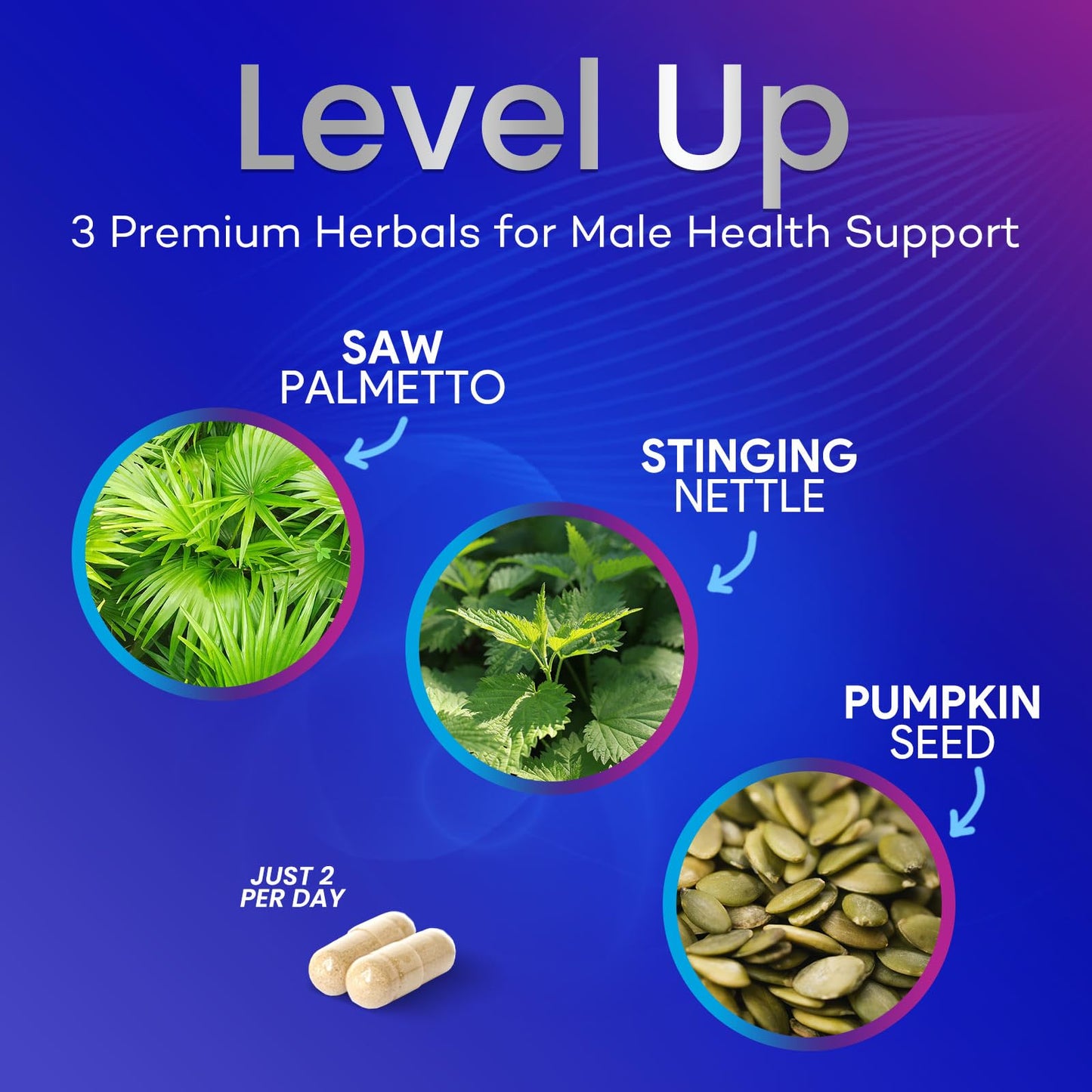Health Nutrition Naturals Prostate Health Supplements for Men 60 Capsules