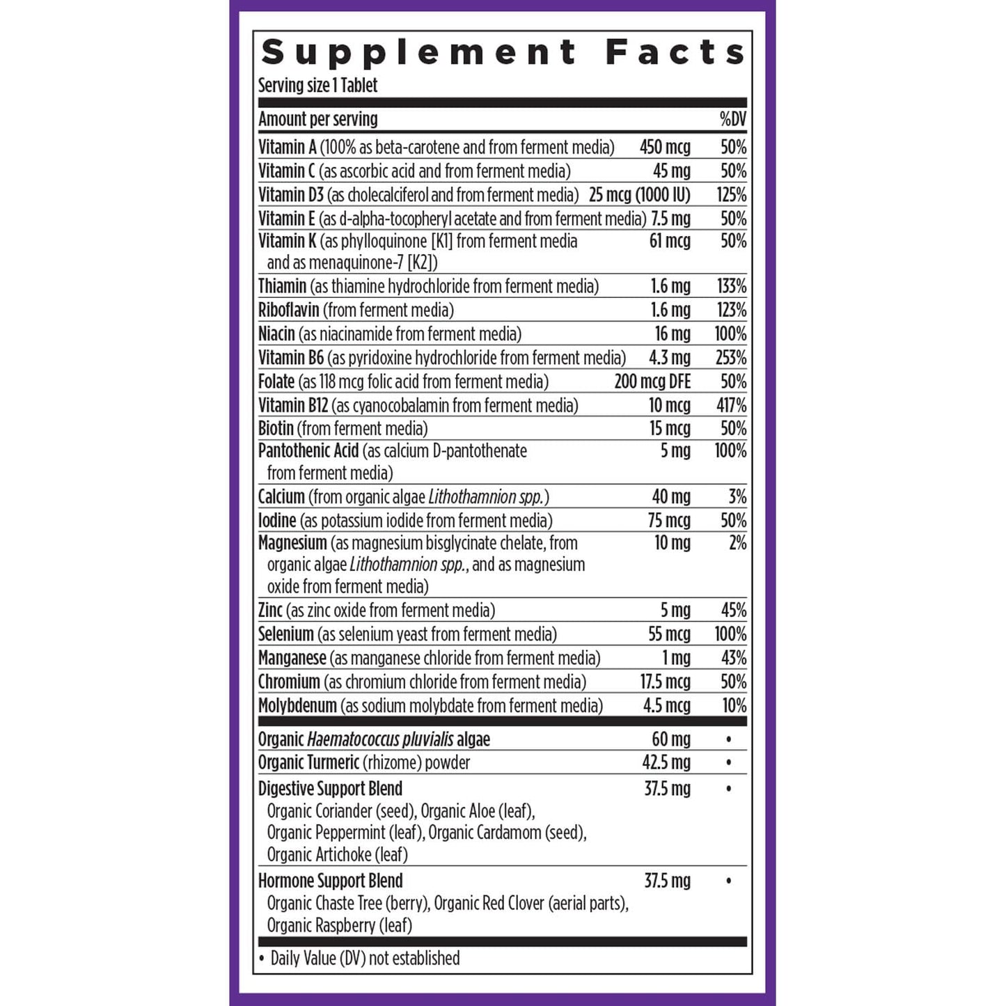 New Chapter Women’s Multivitamin 55+ Tablets, 96 Count