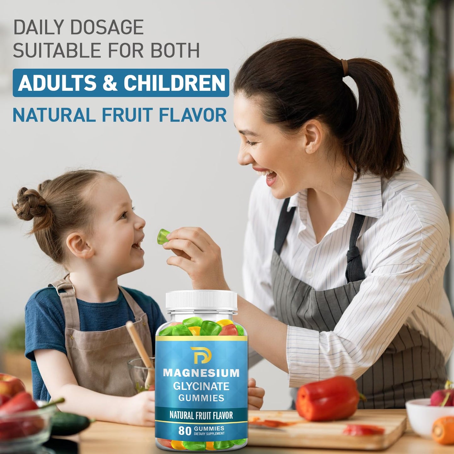 DriRaych Magnesium Glycinate Gummies Sugar Free 400mg Magnesium, 160 Gummies