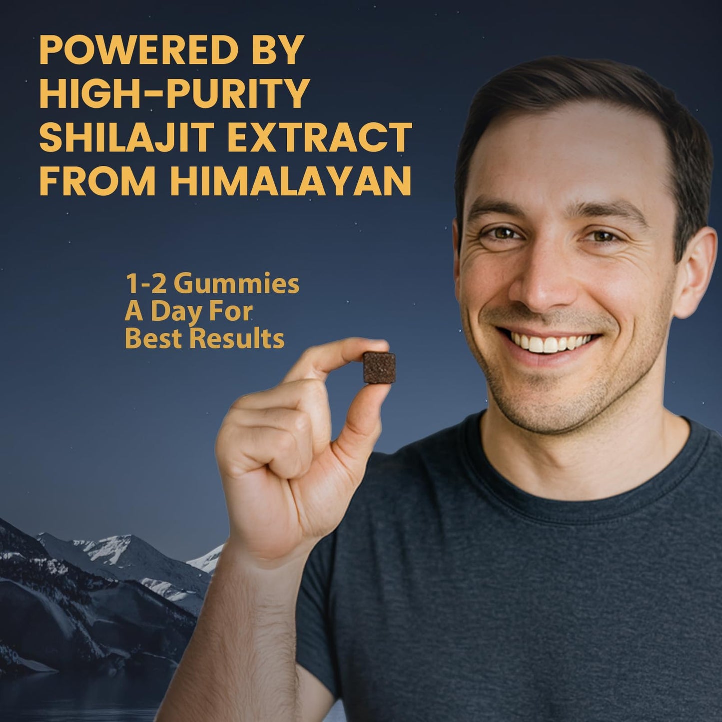 TOGOLIUN Primal Compound Shilajit Gummies for Men with Manuka Honey, Organic Monk Fruit & Fulvic Acid, 30 Gummies