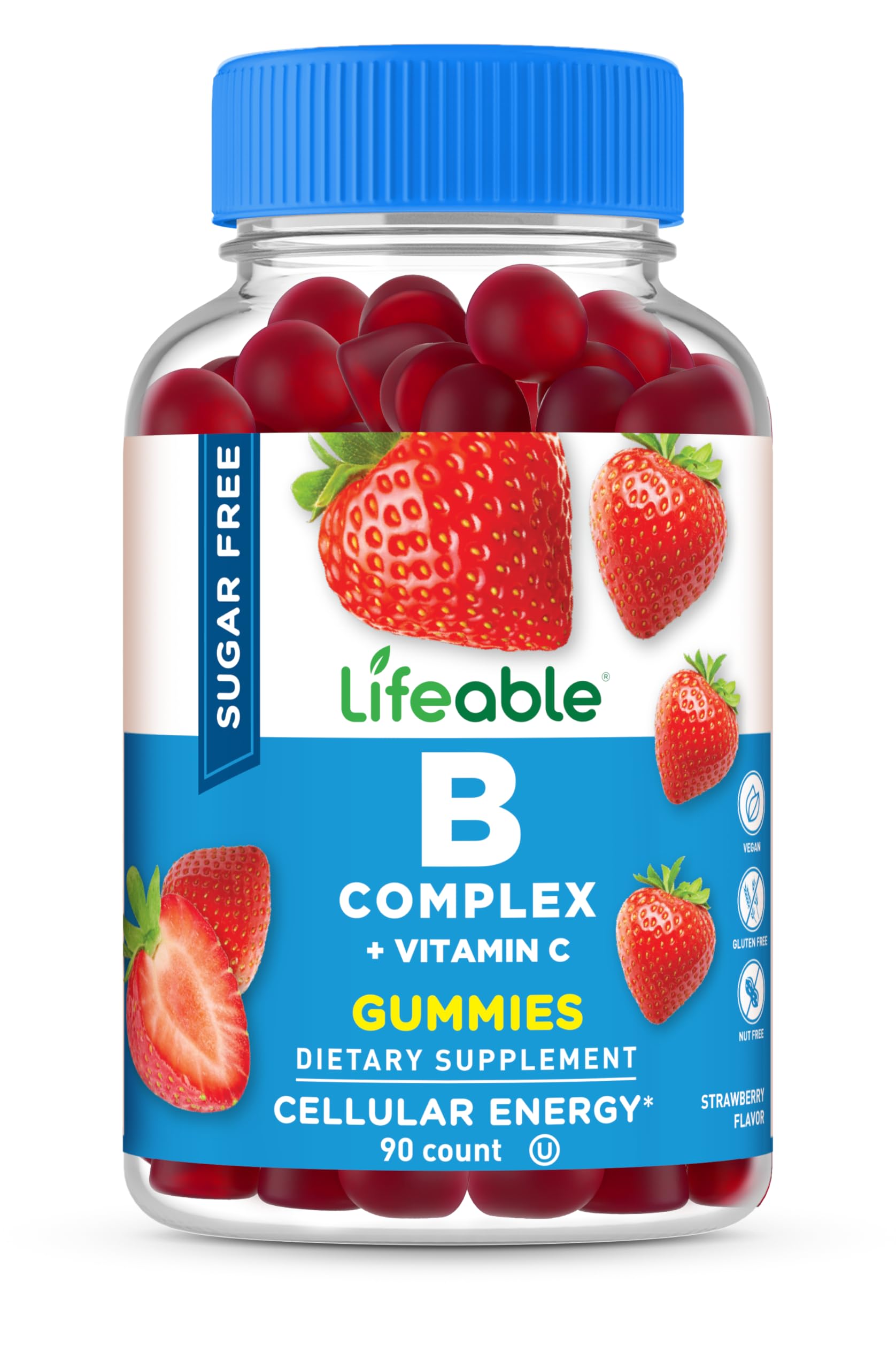 Lifeable Vitamin B Complex Gummies 90