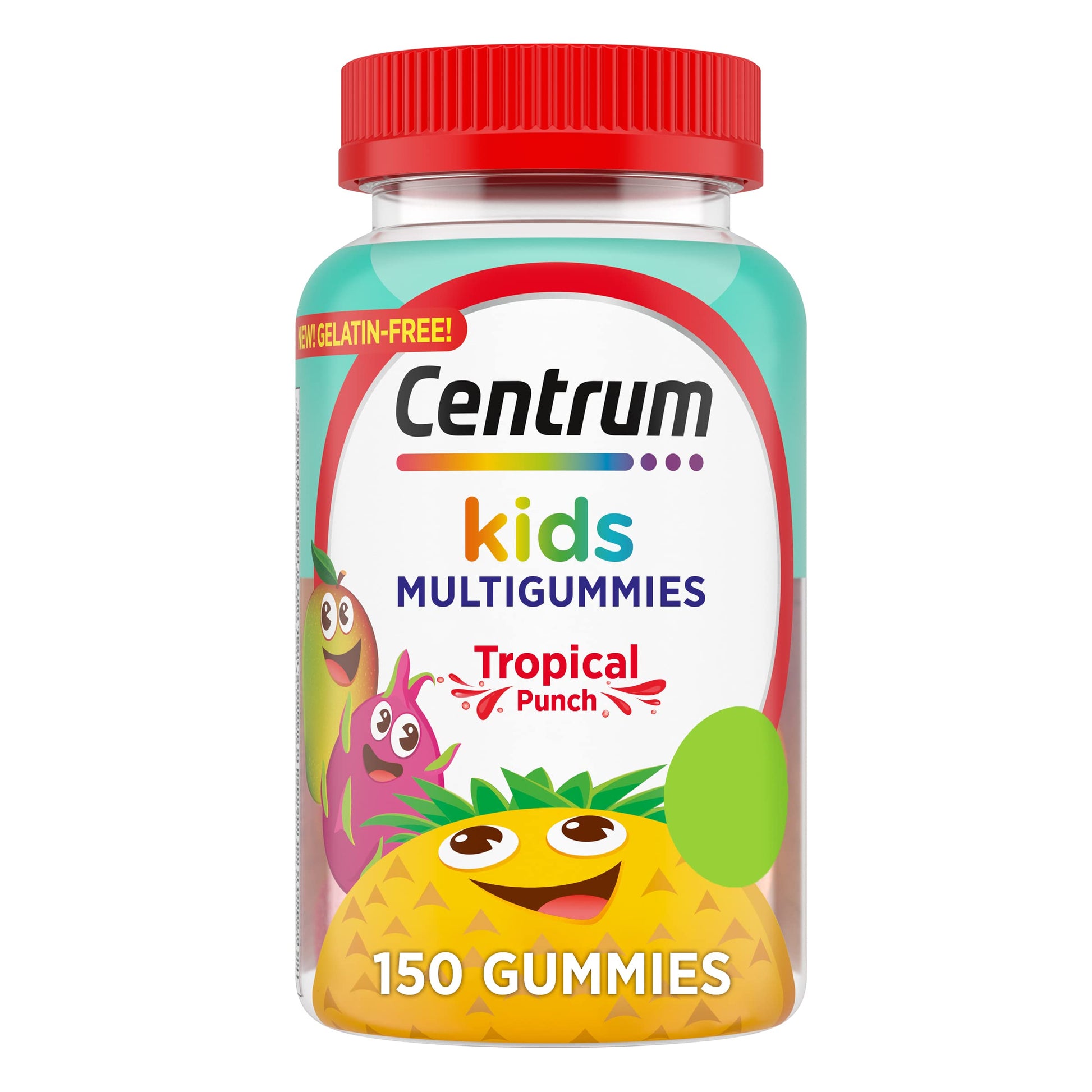 Centrum Kids Multivitamin Gummies, Tropical Punch Flavor, 150 Gummies