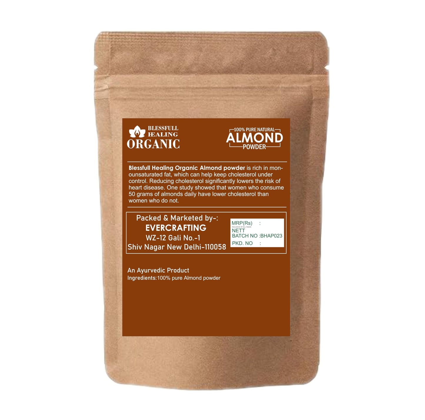 Blessfull Healing Organic Almond Powder 10.58 oz