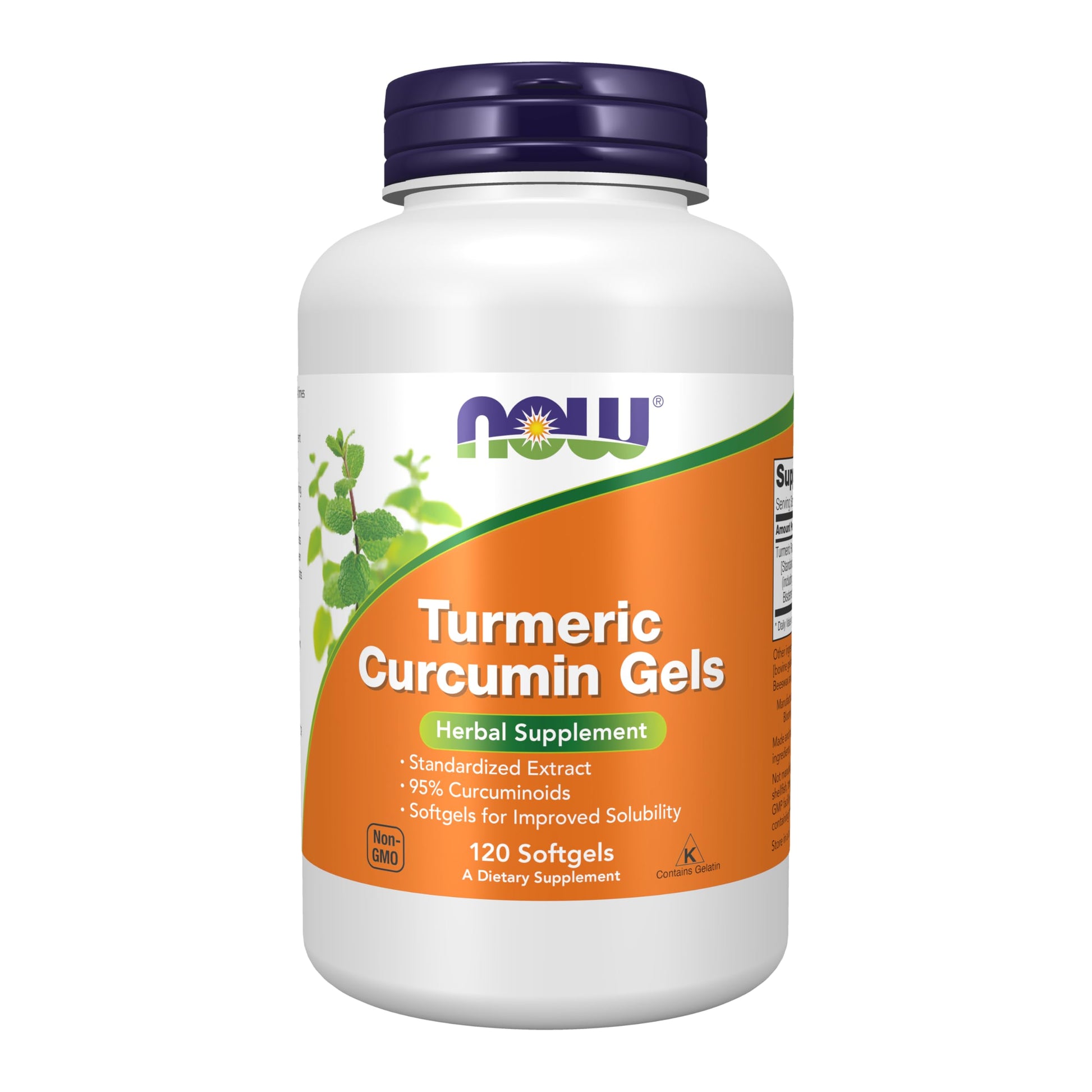 NOW Foods Turmeric Curcumin Softgels 120 Count