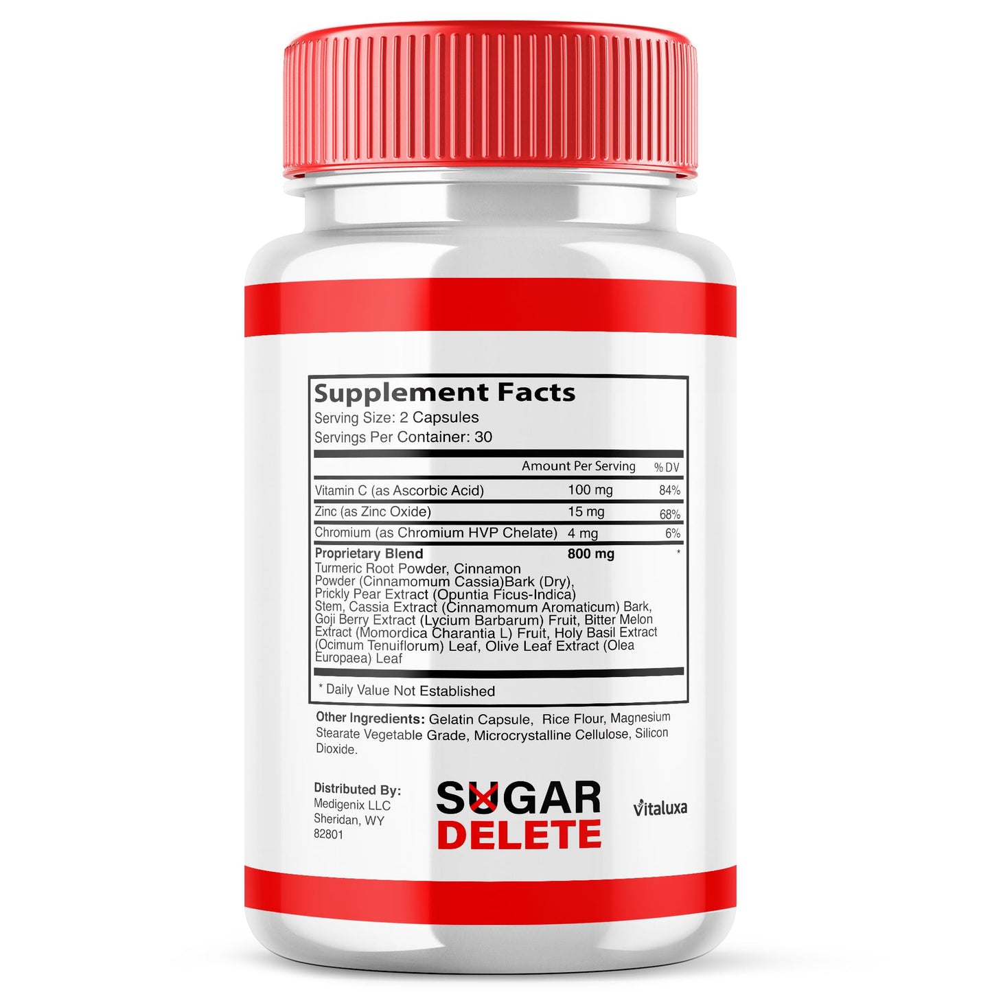 Vitaluxa Sugar Delete Capsules 300 Capsules