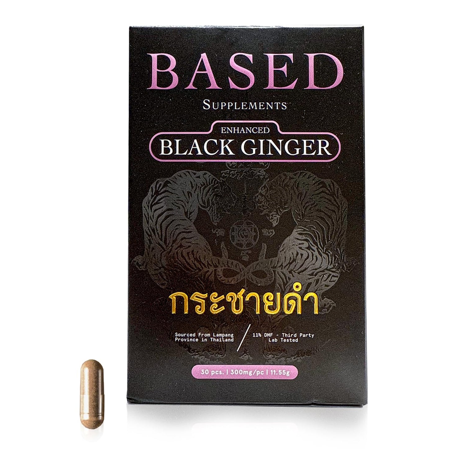 Based Supplements Black Ginger Capsule 30 Capsules