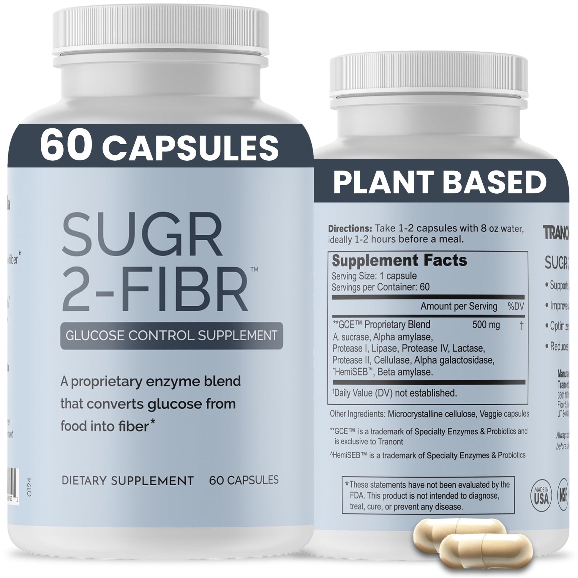 OPTIVIDA Sugr-2-Fibr Capsule 60 Count