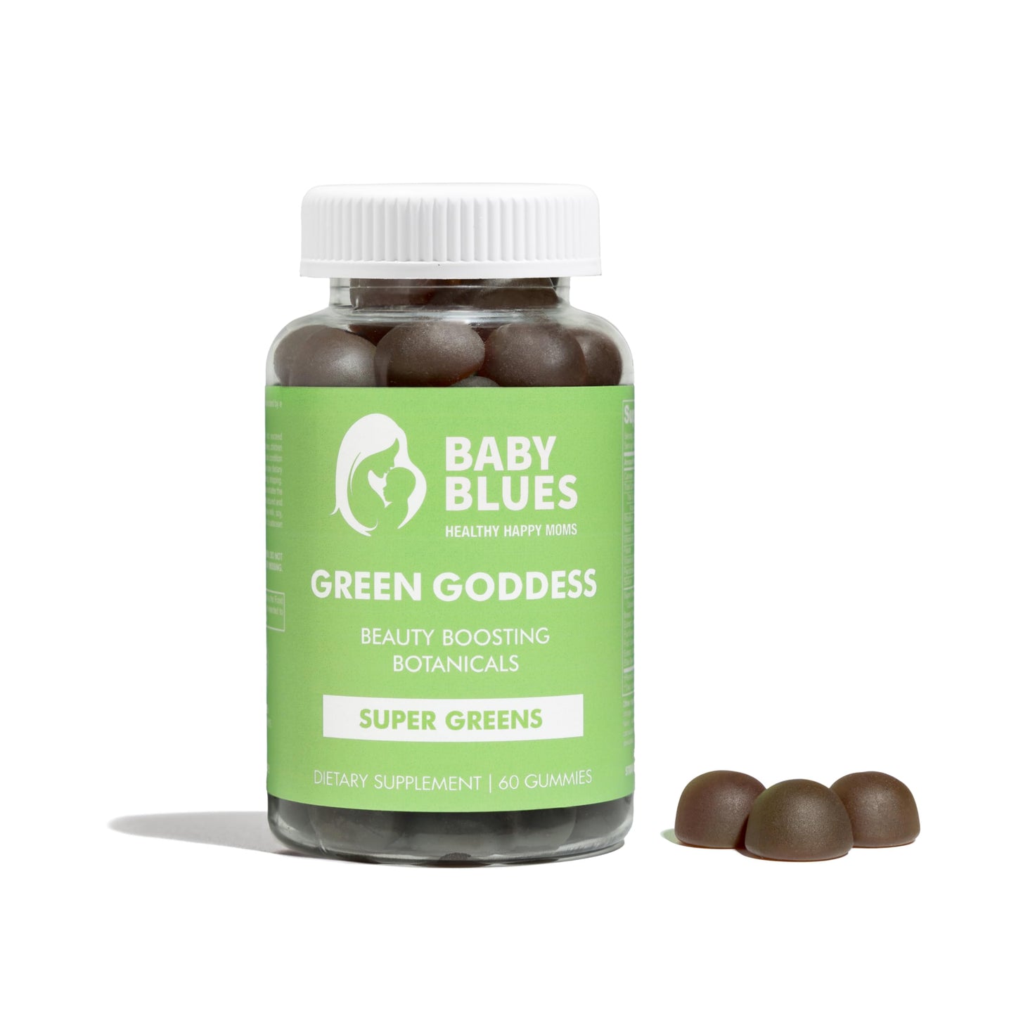 Baby Blues Green Goddess Super Greens Gummies 60 Count