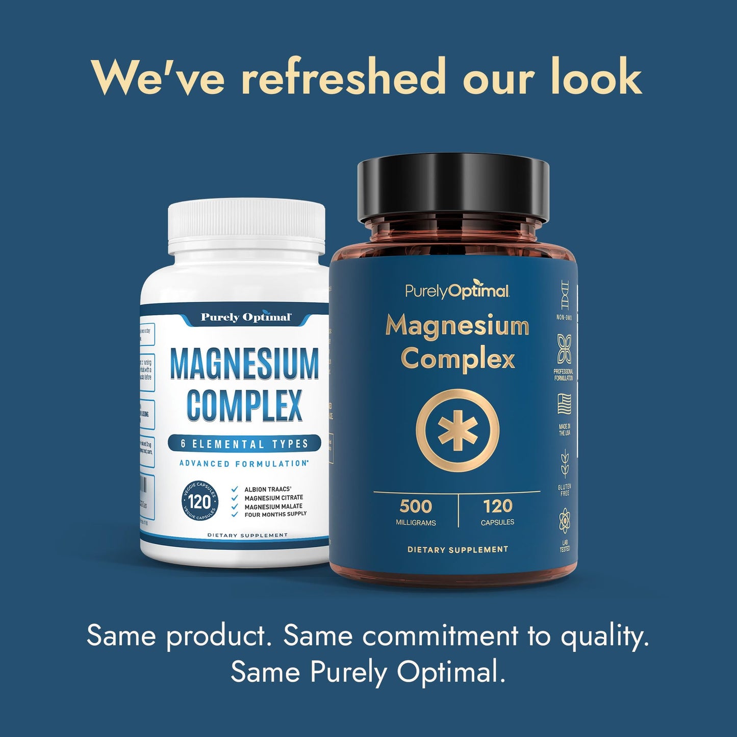 Purely Optimal Magnesium Complex Capsule, 120 Capsules