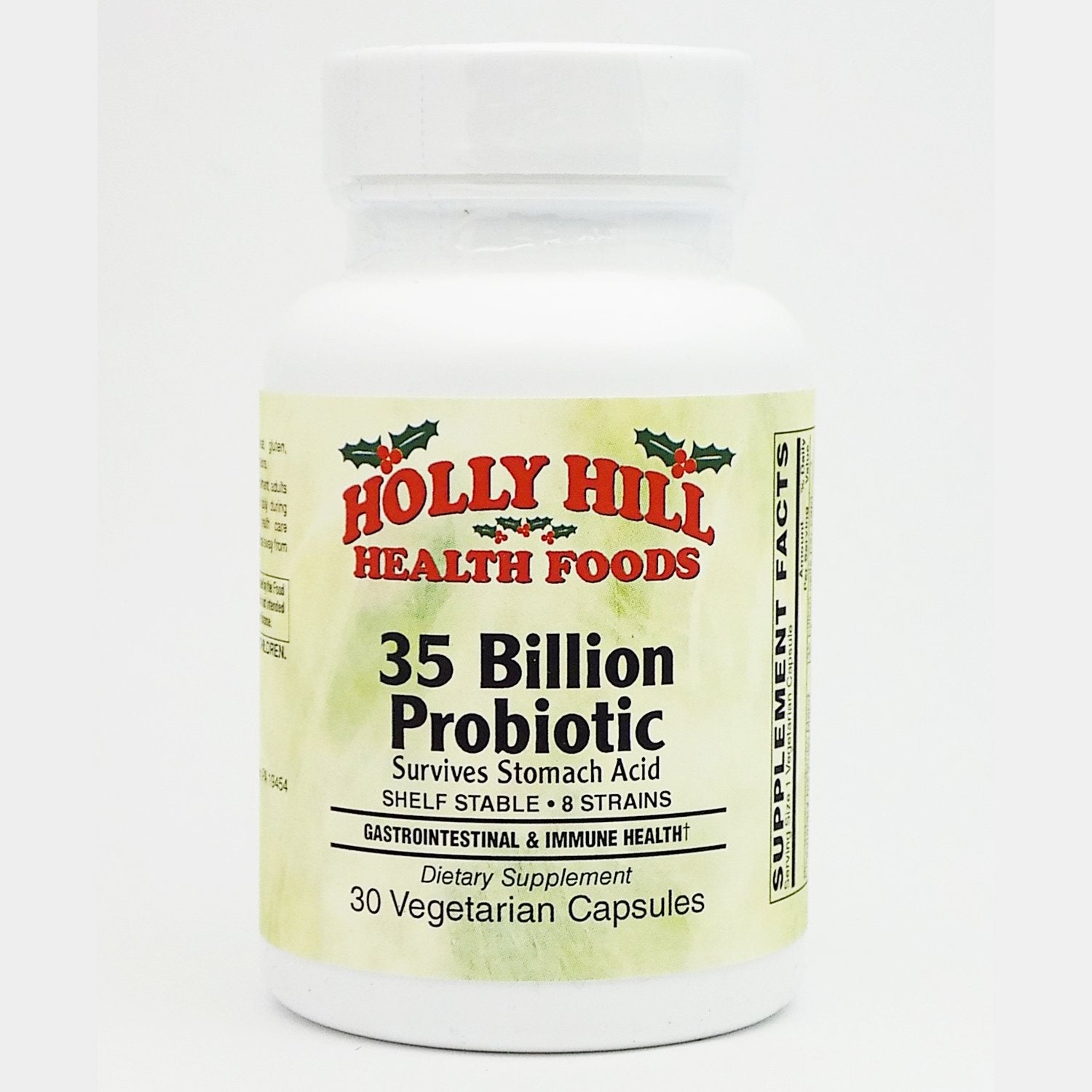 Holly Hill Health Foods 35 Billion ProBiotic Capsules, 30 Capsules