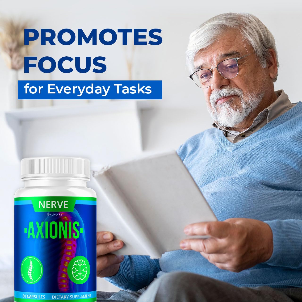 LIVORKA Nerve Axionis Capsules 300 Capsules