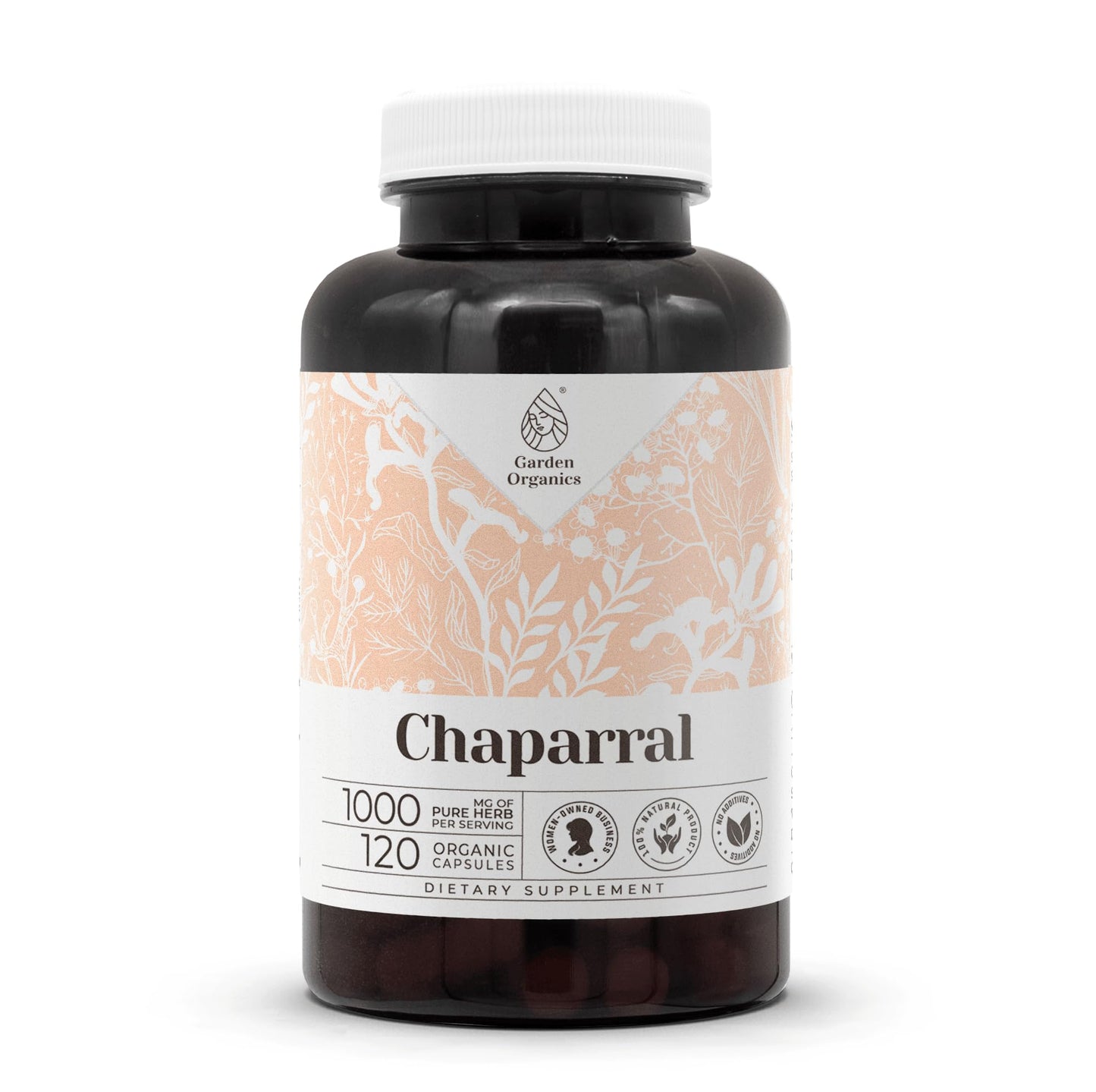 Garden Organics Chaparral Capsules, 120 Count