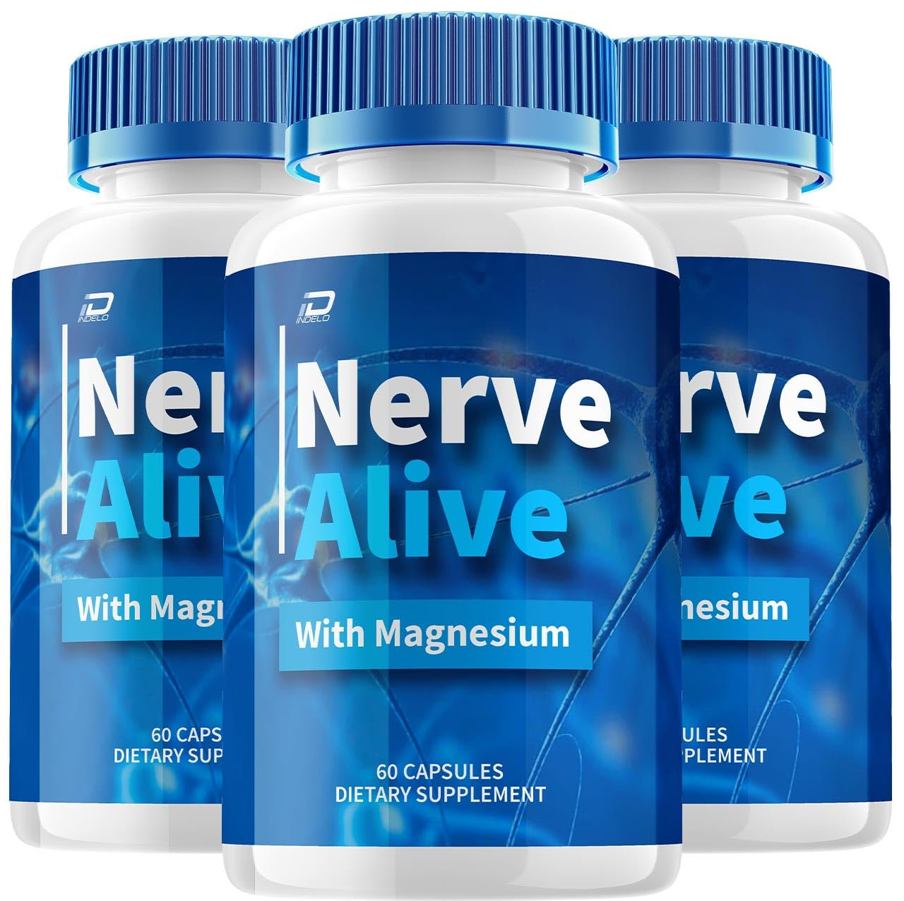 Indelo Nerve Alive Capsules 180 Count