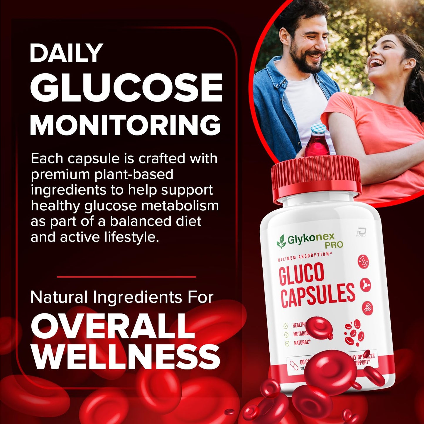 Indelo Glykonex Pro 120 Capsules