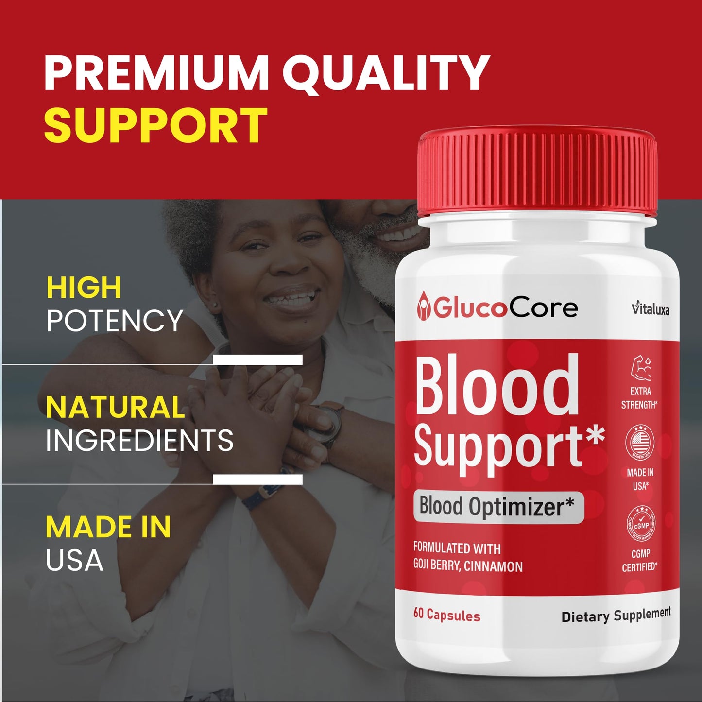 Vitaluxa Gluco Core Capsules 120 Capsules