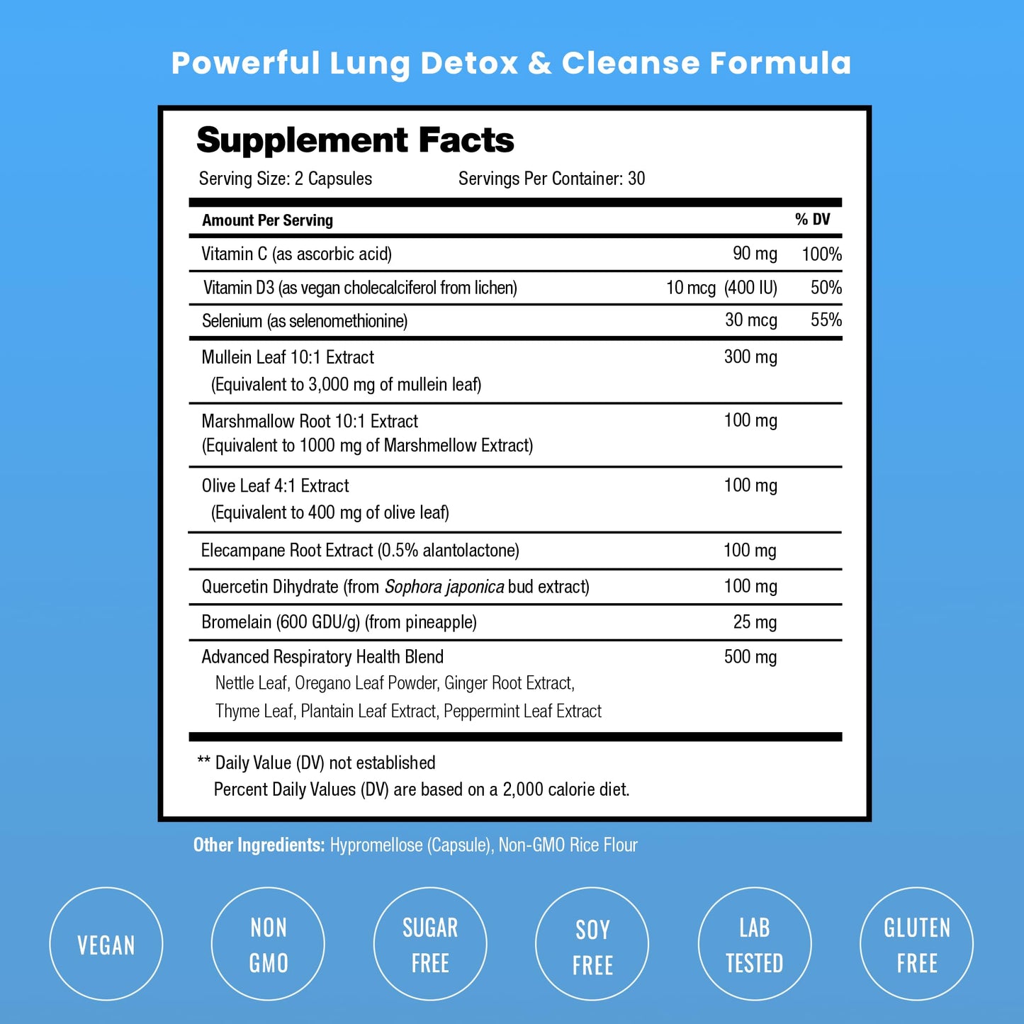 NutraChamps Liver Cleanse and Lung Cleanse Capsules, 2-Pack Bundle