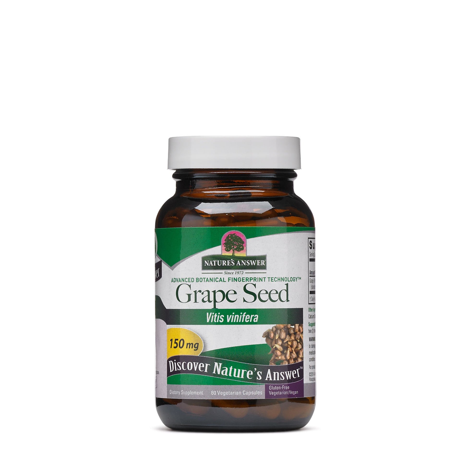 Nature's Answer Grape Seed Vegetarian Capsules 60 Capsules