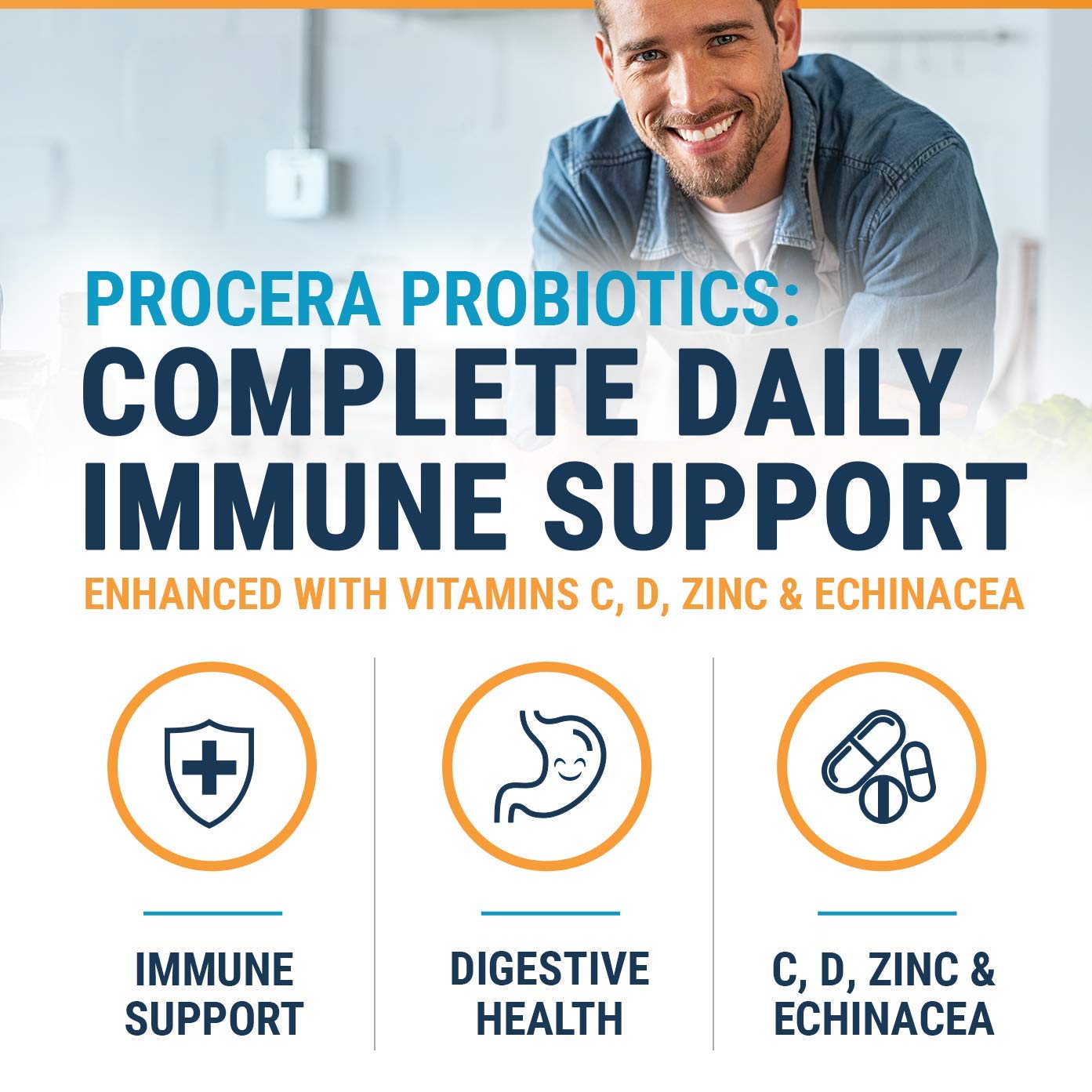 Procera Immune Probiotic 11 Billion CFU Capsule, 60 Count