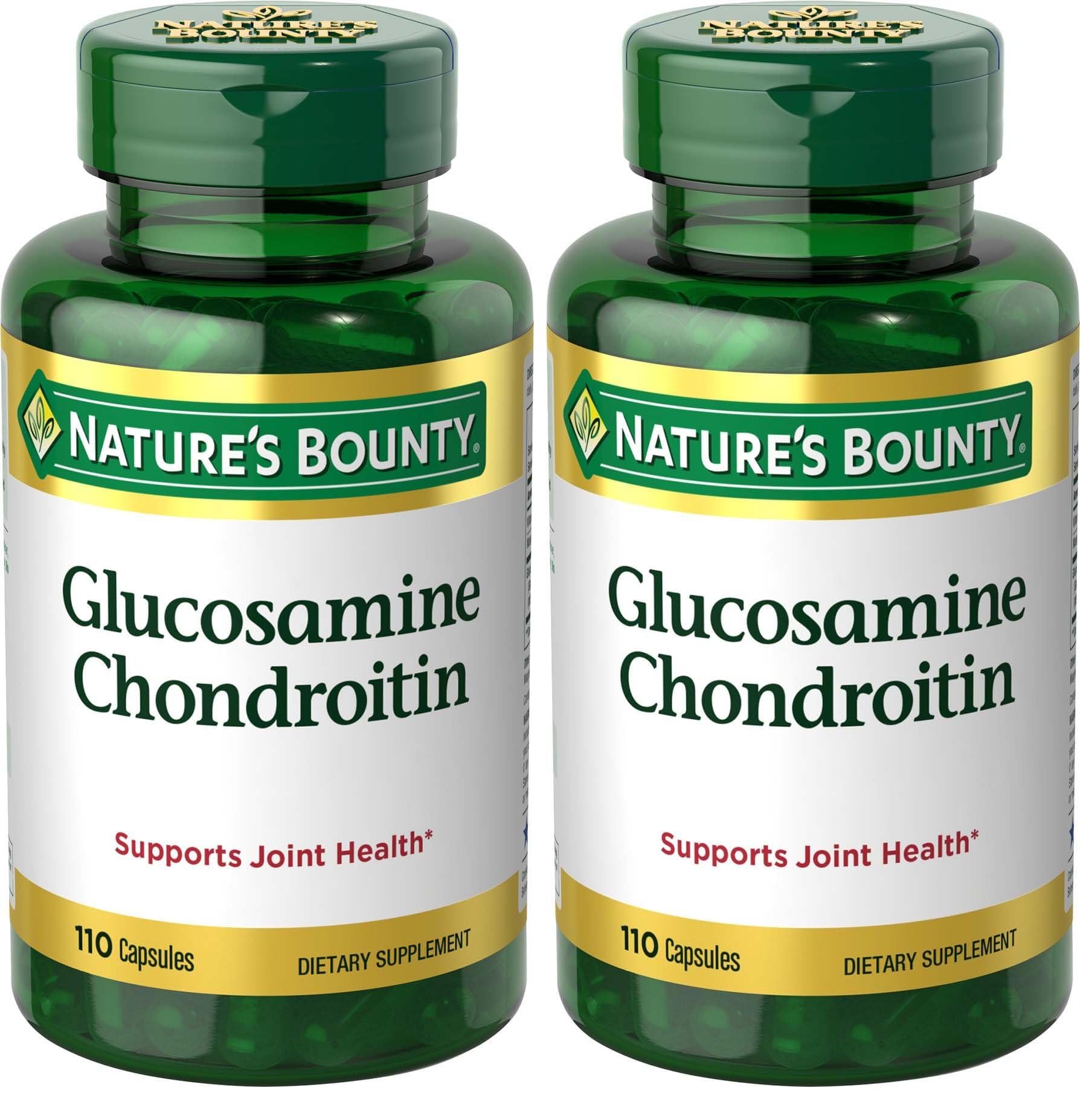 Nature's Bounty Glucosamine Chondroitin Capsules 220