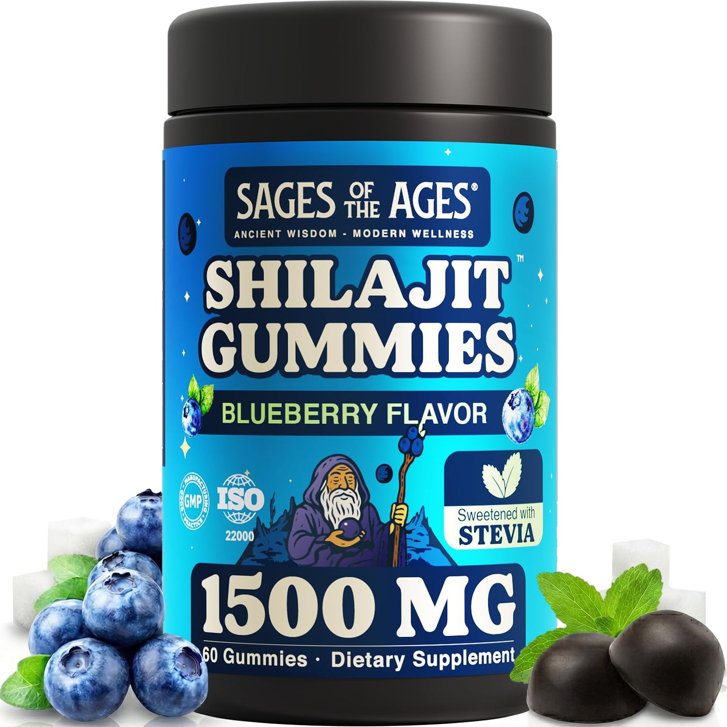 Sages Of The Ages Shilajit Gummies, 60 Count