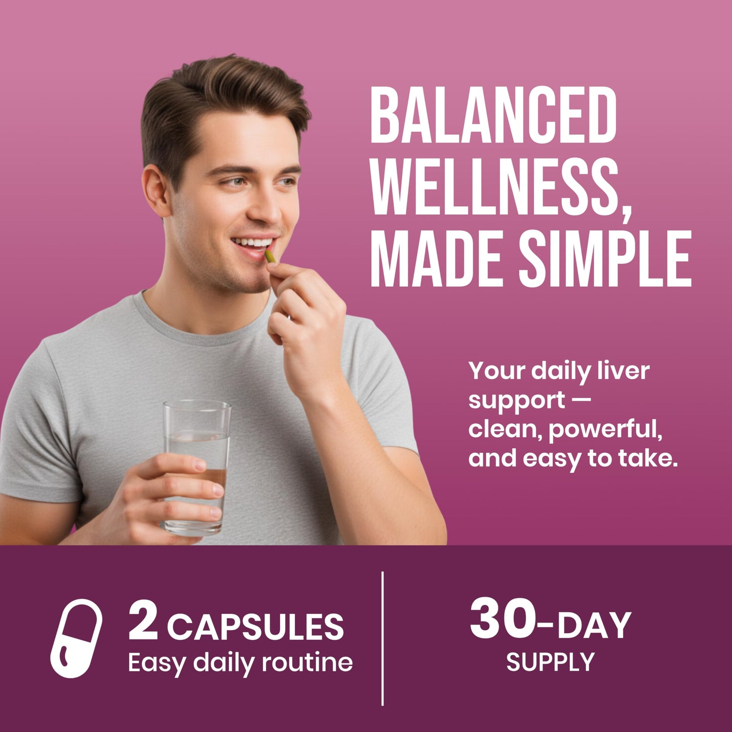 CHARMSVEDA Liver Support Herbal Capsules with Milk Thistle, TUDCA, Artichoke & NAC – Advanced Liver Health Support, Overall Wellness & Immune Support*, 60 Capsules