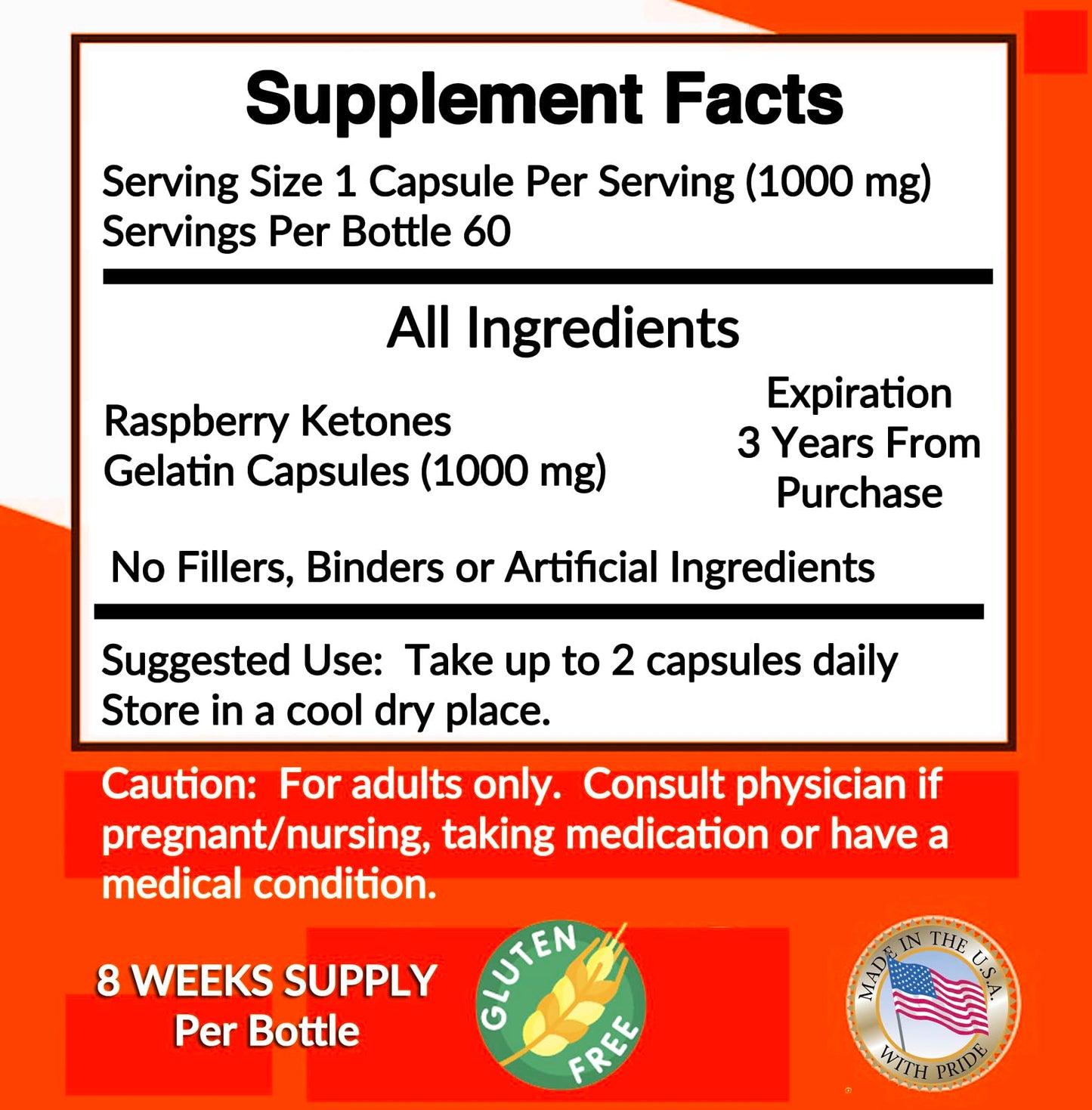 Heaven's Gate Raspberry Ketone Capsules 6
