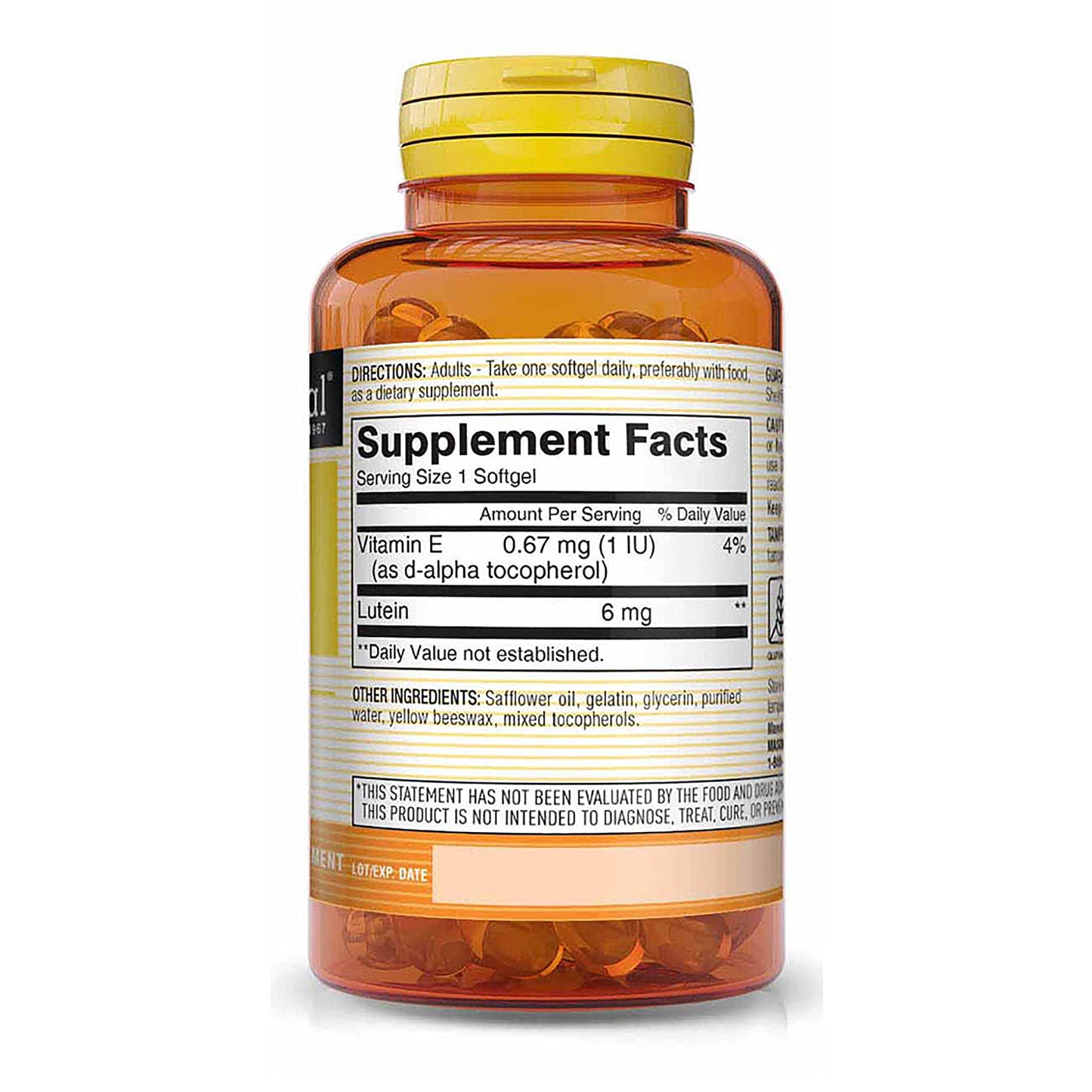 Mason Natural Lutein 6mg Antioxidant Softgels 60 Count