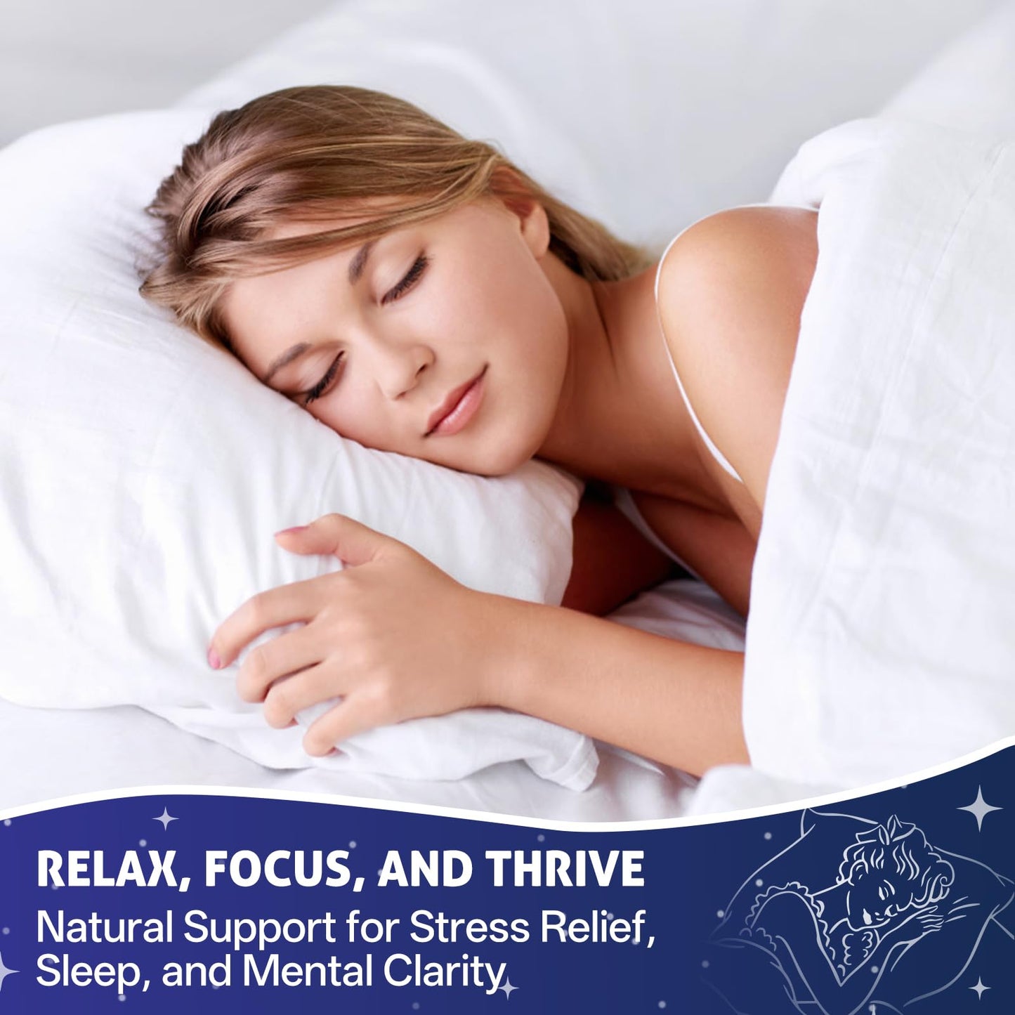 Oopeatol GABA Relaxation Supplement with L-Theanine & Magnesium, 60 Tablets